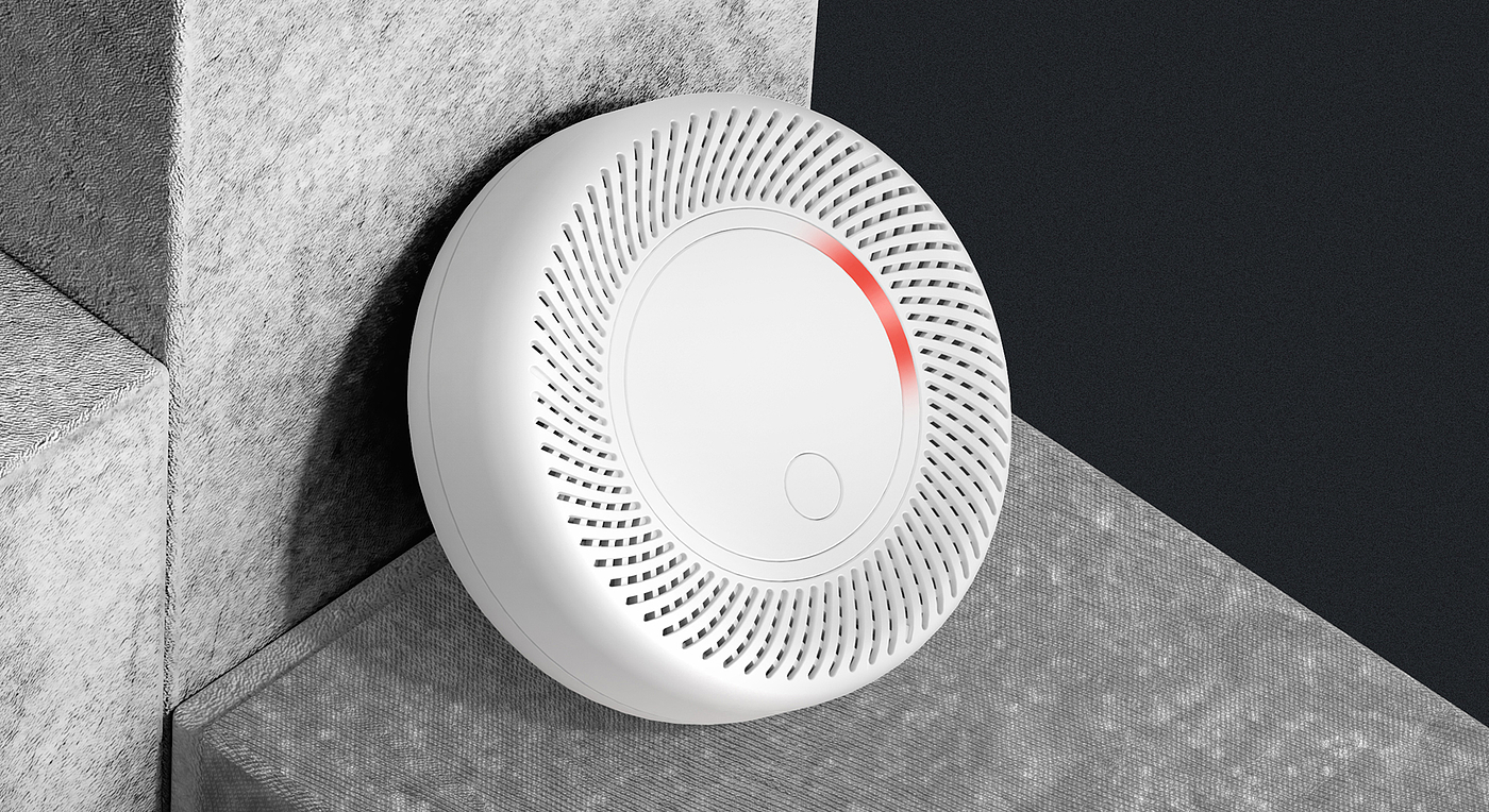 a burglar alarm，Security Products ，Smart home，Household products，industrial design，Product appearance design，Structural design，Intelligent Electronics，