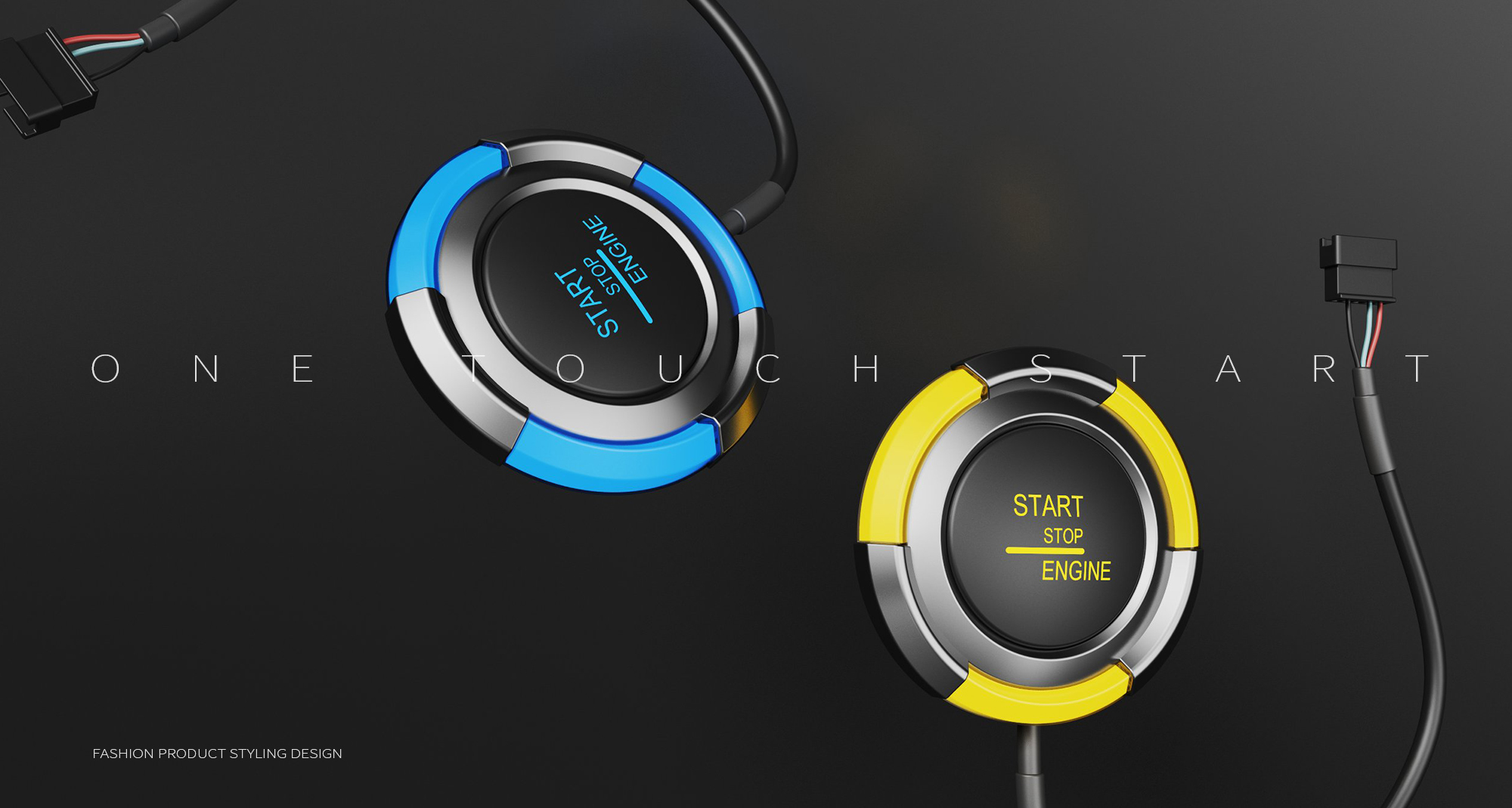 One touch start，auto parts，product design，