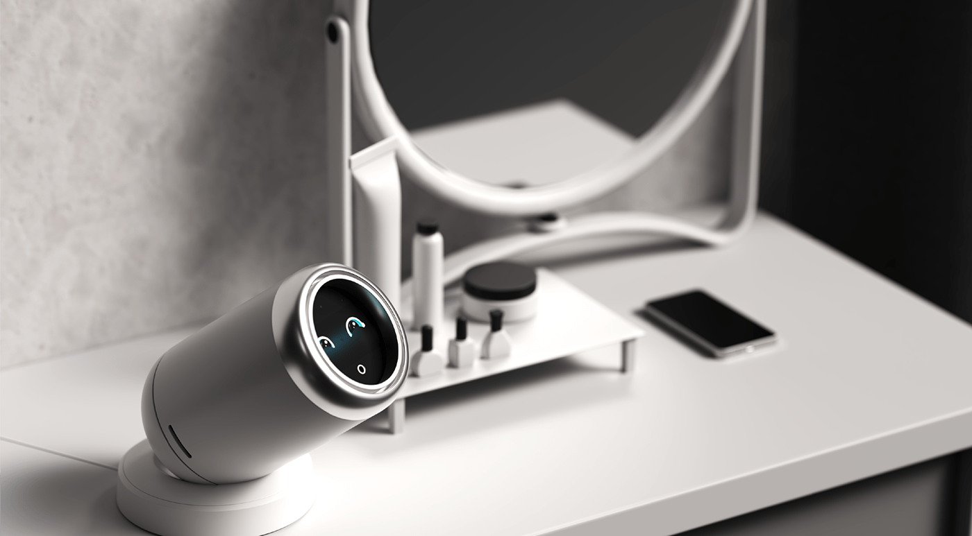 Skin care robot，Appearance design，Small，product design，