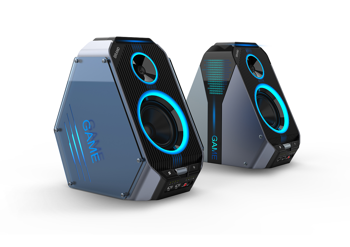 Desktop game speaker 2.0，