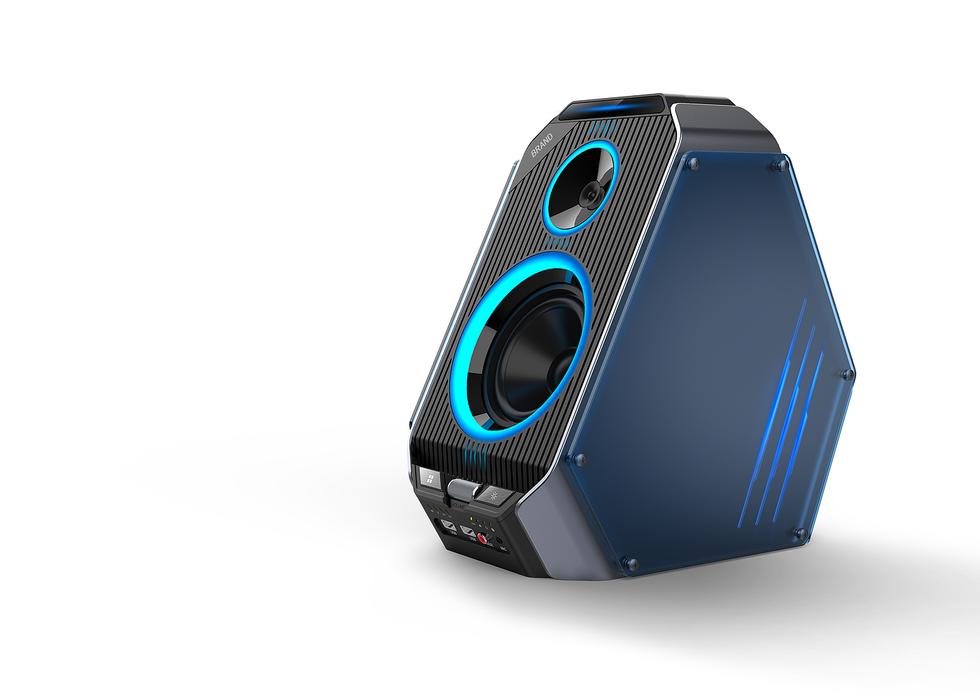 Desktop game speaker 2.0，