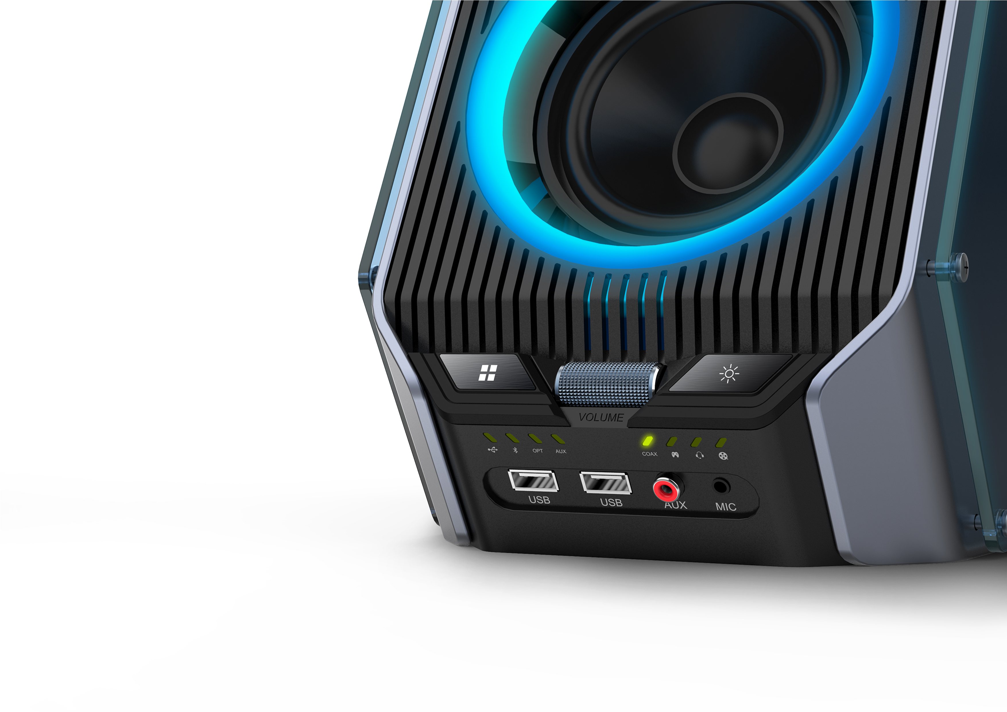Desktop game speaker 2.0，