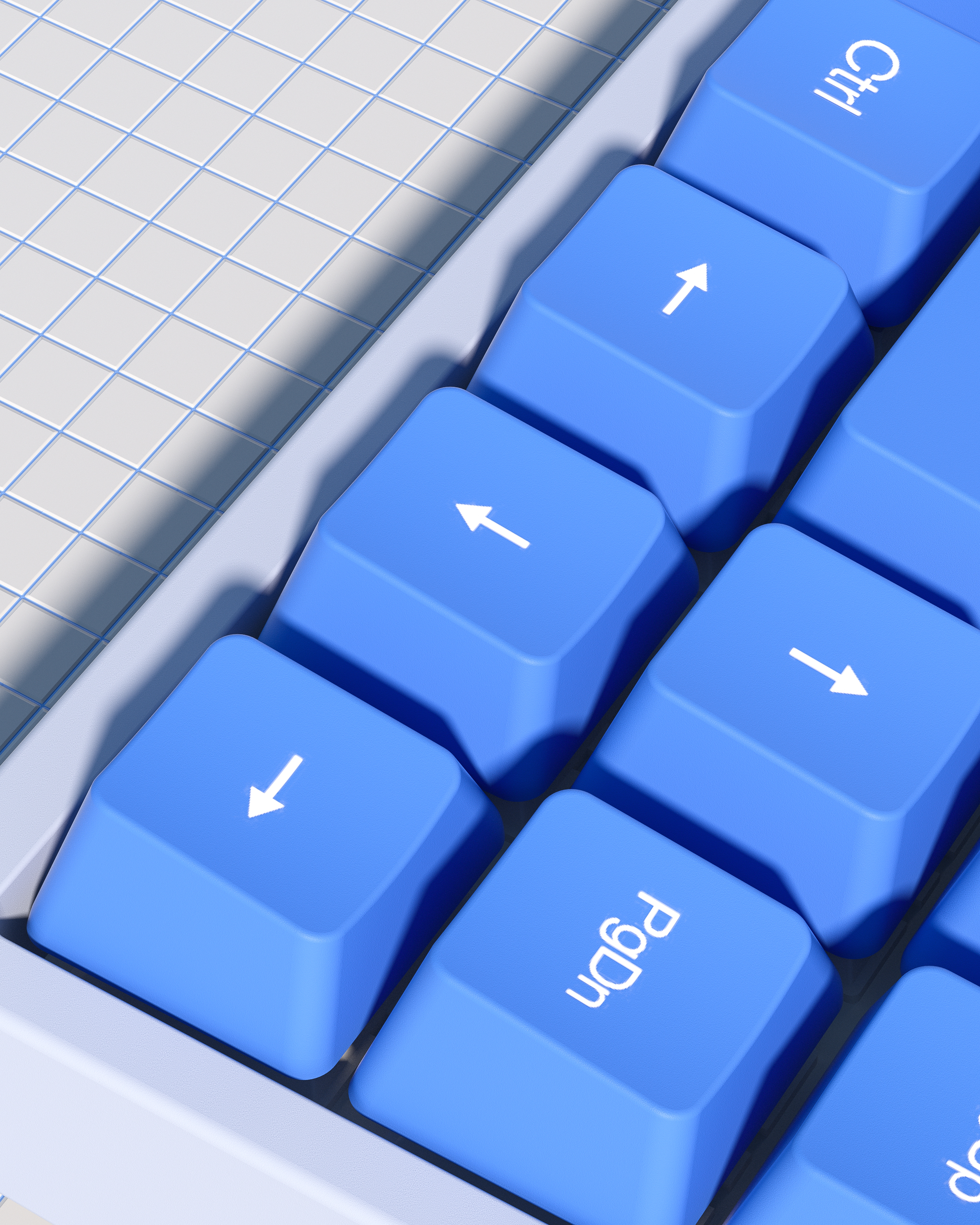 Original works，Industry / products，keyboard，Clean and bright，electronic product，three-dimensional，scene，