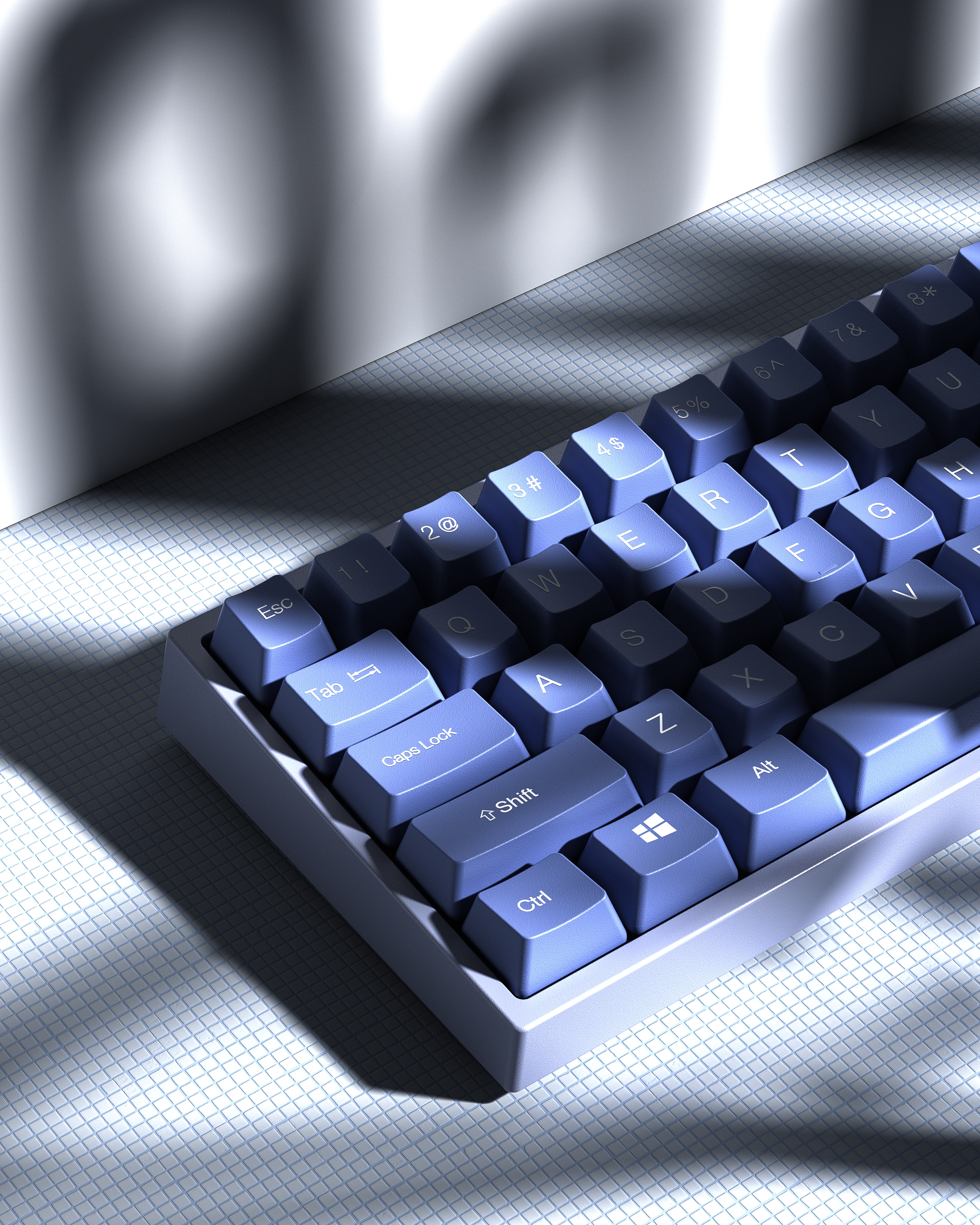 Original works，Industry / products，keyboard，Clean and bright，electronic product，three-dimensional，scene，