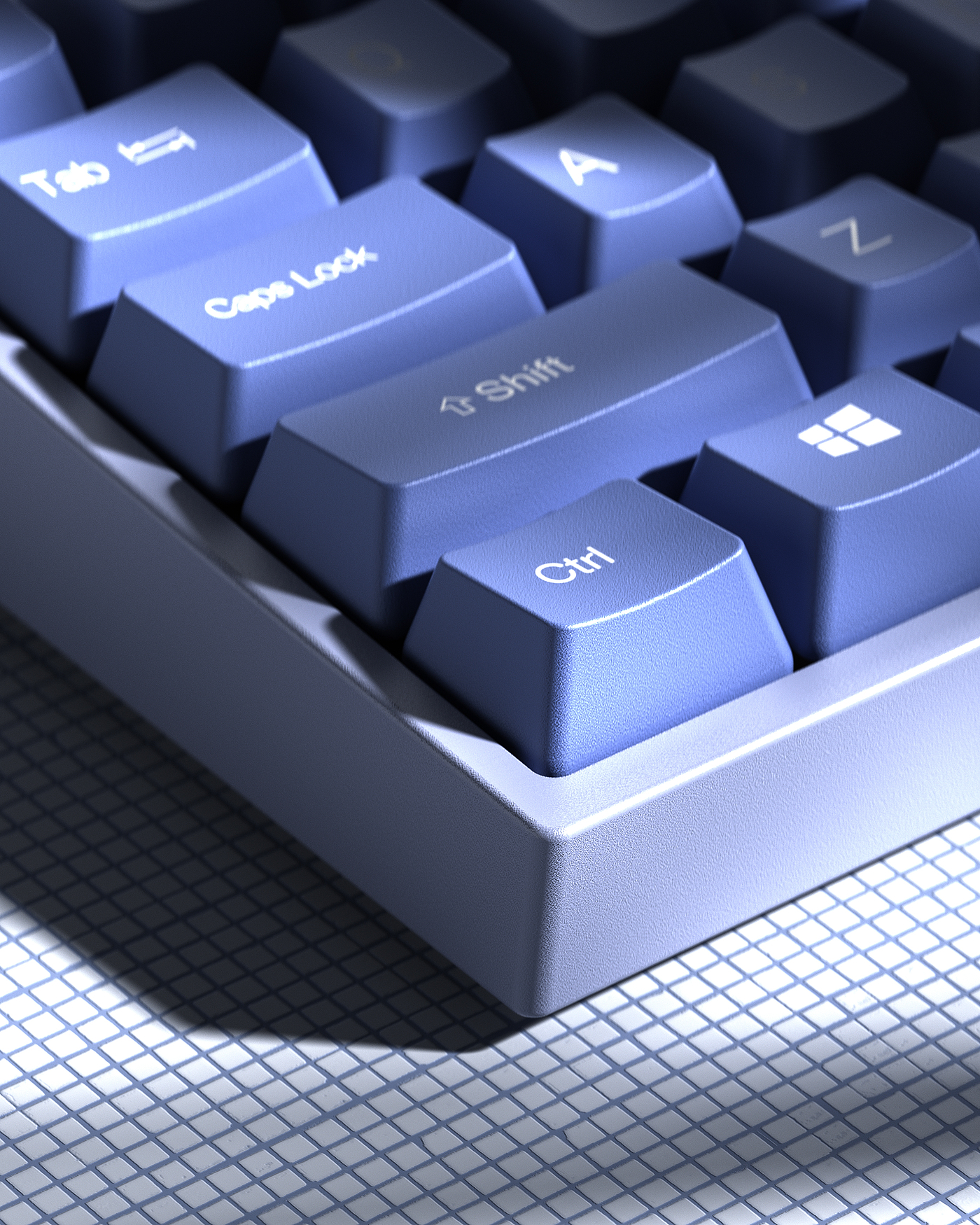 Original works，Industry / products，keyboard，Clean and bright，electronic product，three-dimensional，scene，