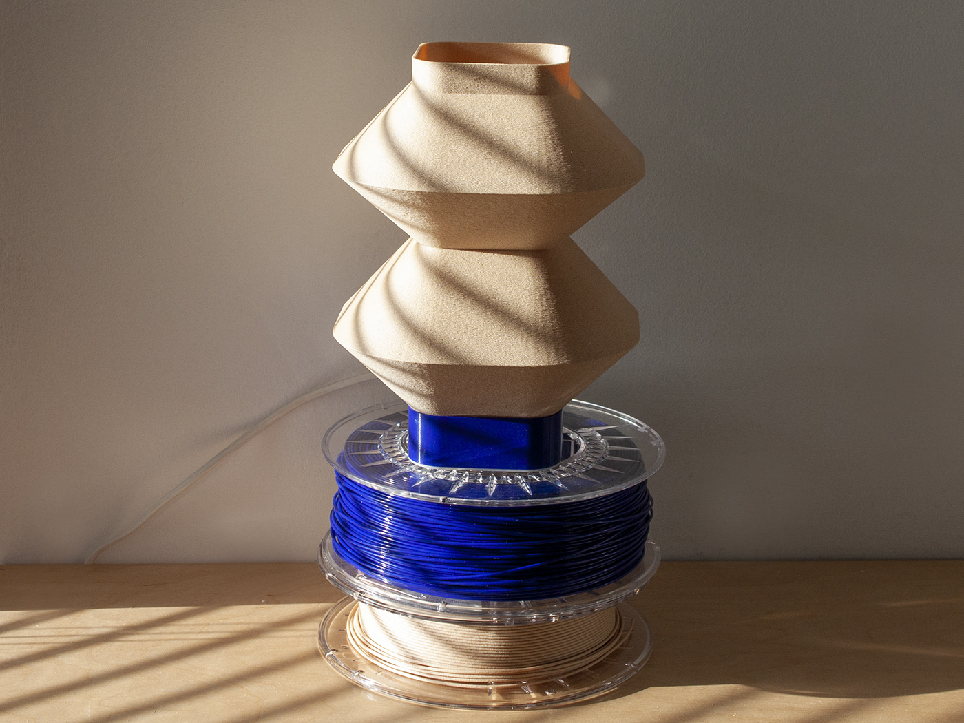 Floor lamp，3D printing，Appearance design，delicate，product design，