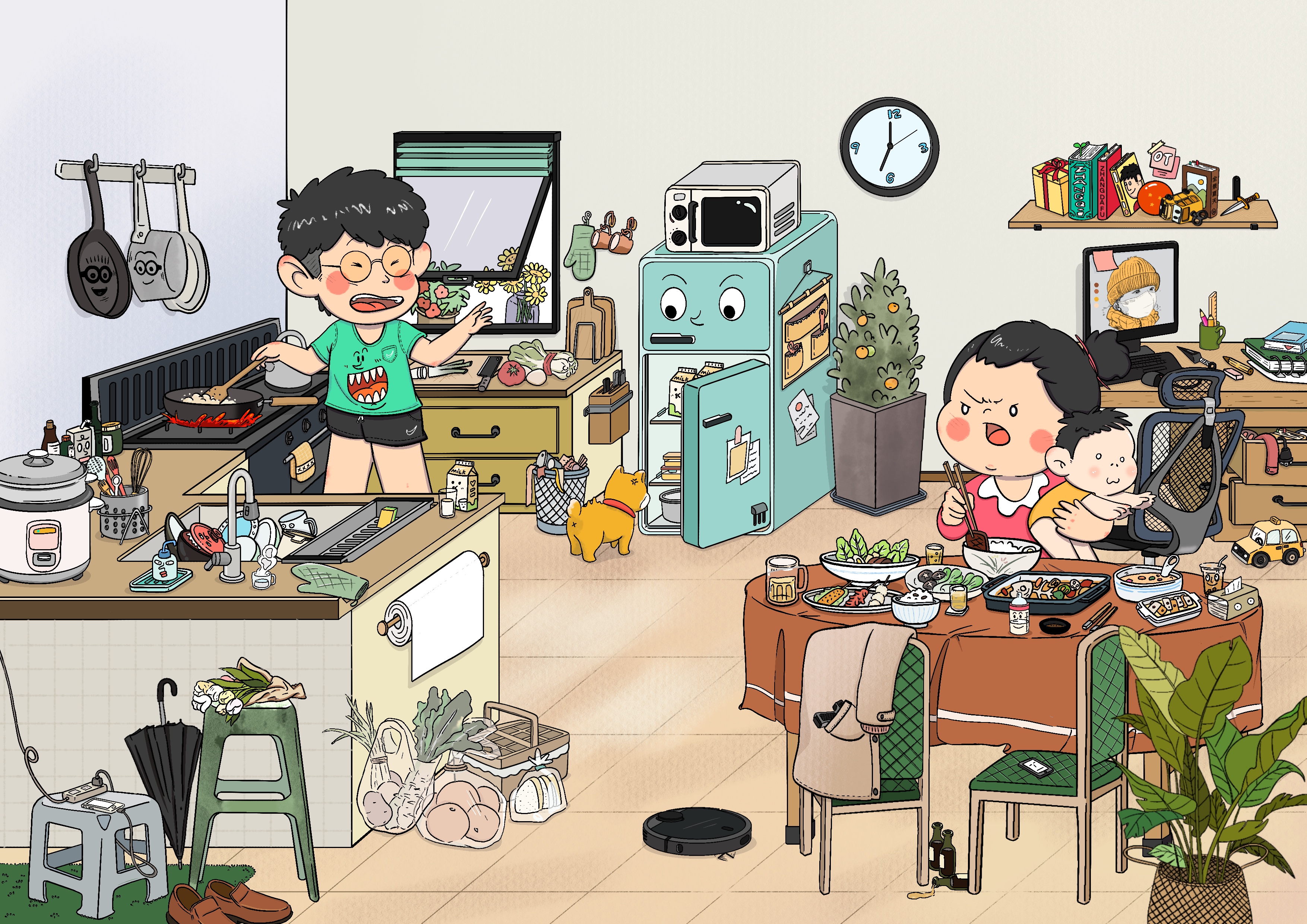 kitchen，delicious food，life，