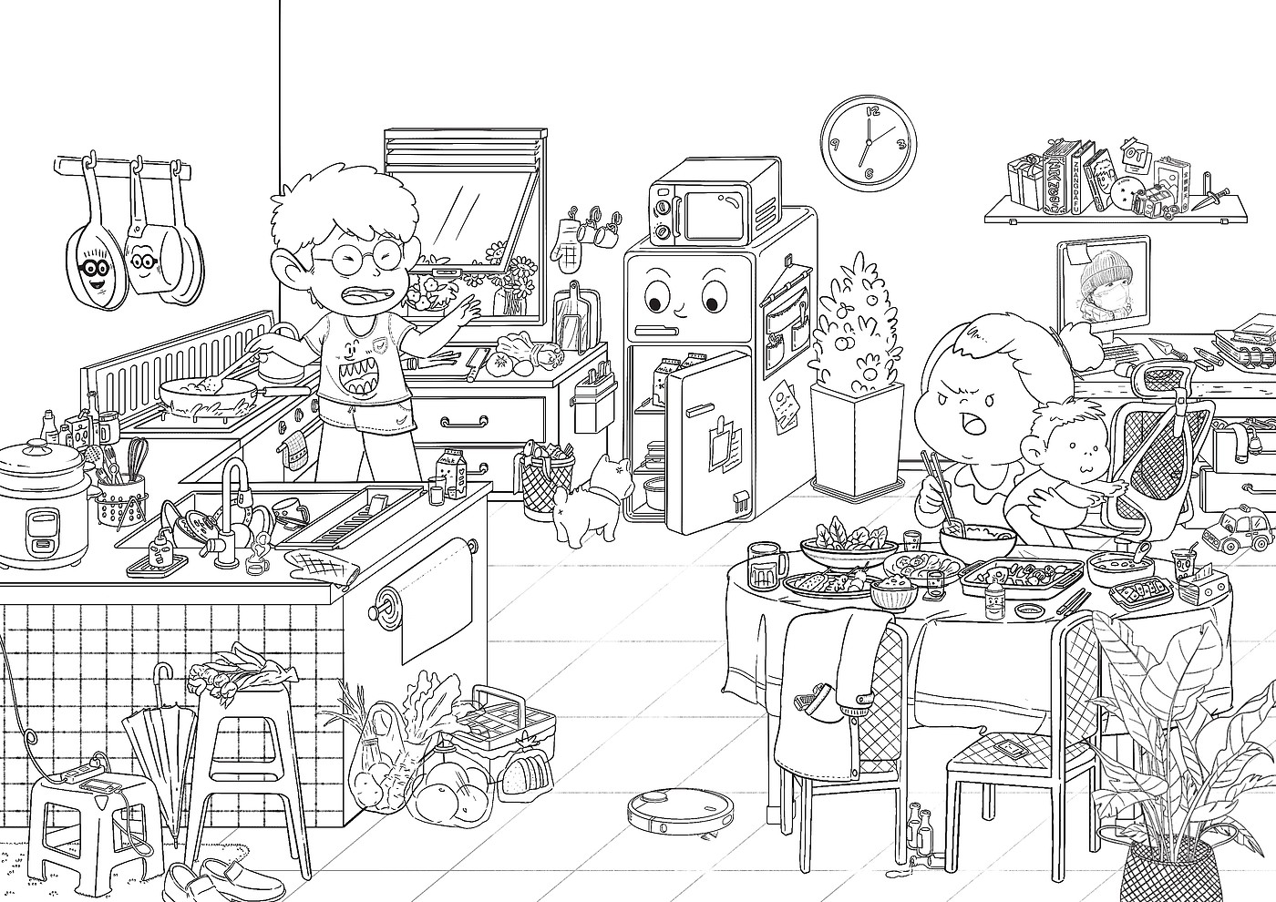 kitchen，delicious food，life，