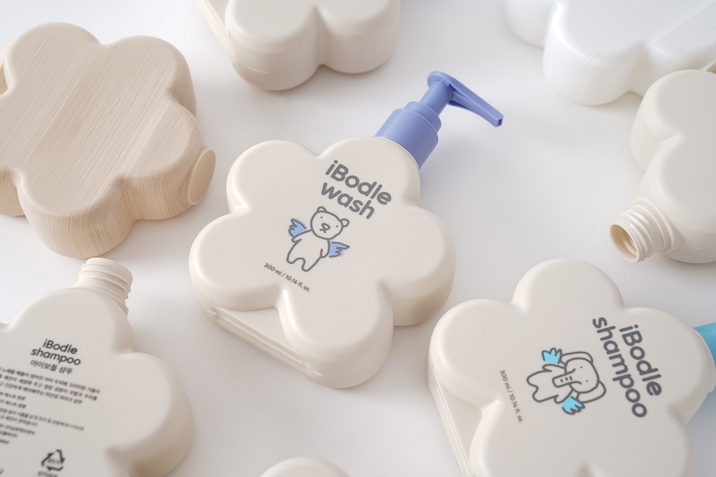 iBodle，Baby Skin Care Products，Maternal and infant products，packing design，