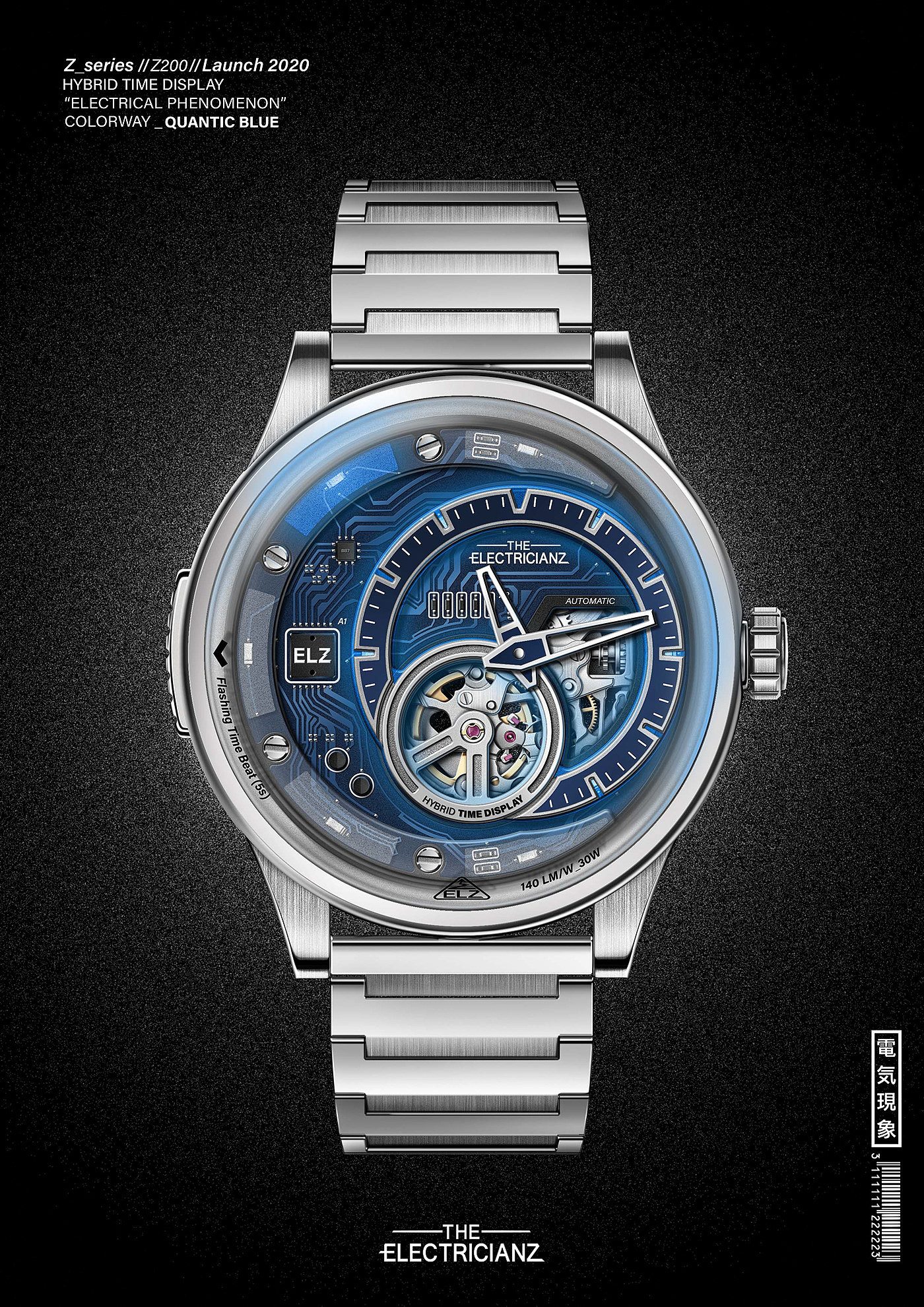 clocks and watches，Wrist watch，Digital watch，Watch design，innovate，ELZ_LAB，