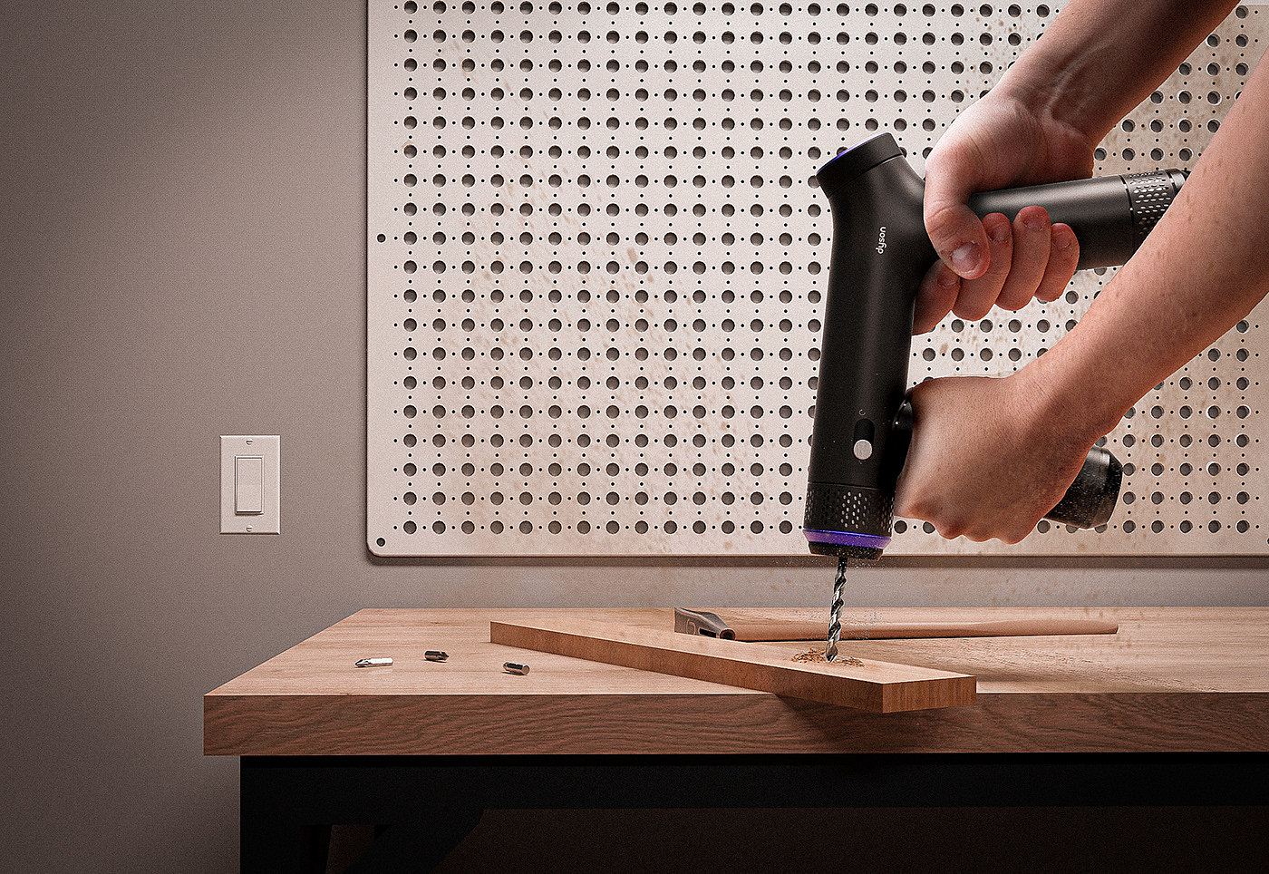 Dyson SD01，Electric drill，Dyson，bit，Electric tool，product design，
