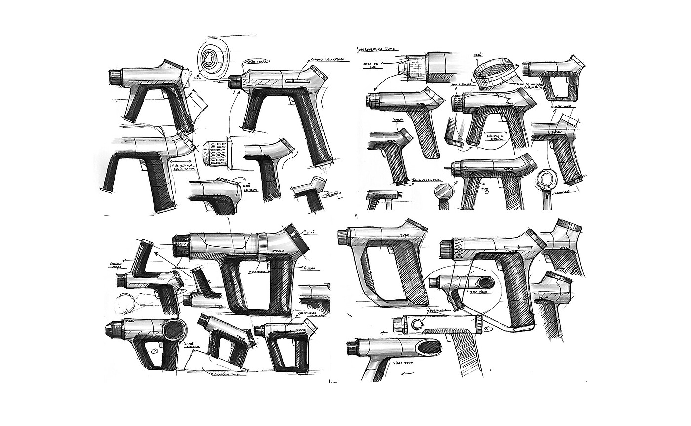 Dyson SD01，Electric drill，Dyson，bit，Electric tool，product design，