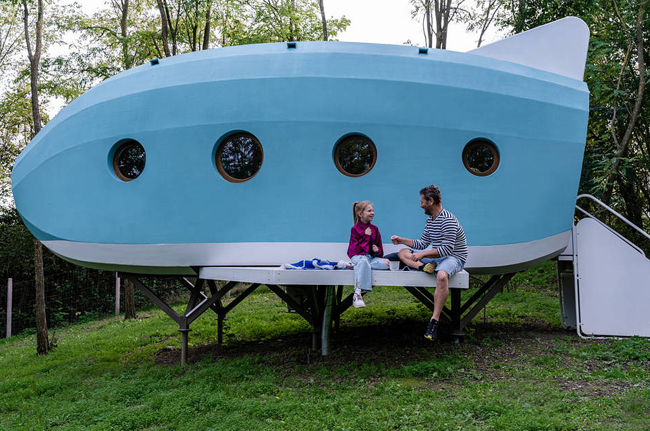 Airplane House，Interior design，aircraft，Hello Wood，Jet aircraft，Jet House，