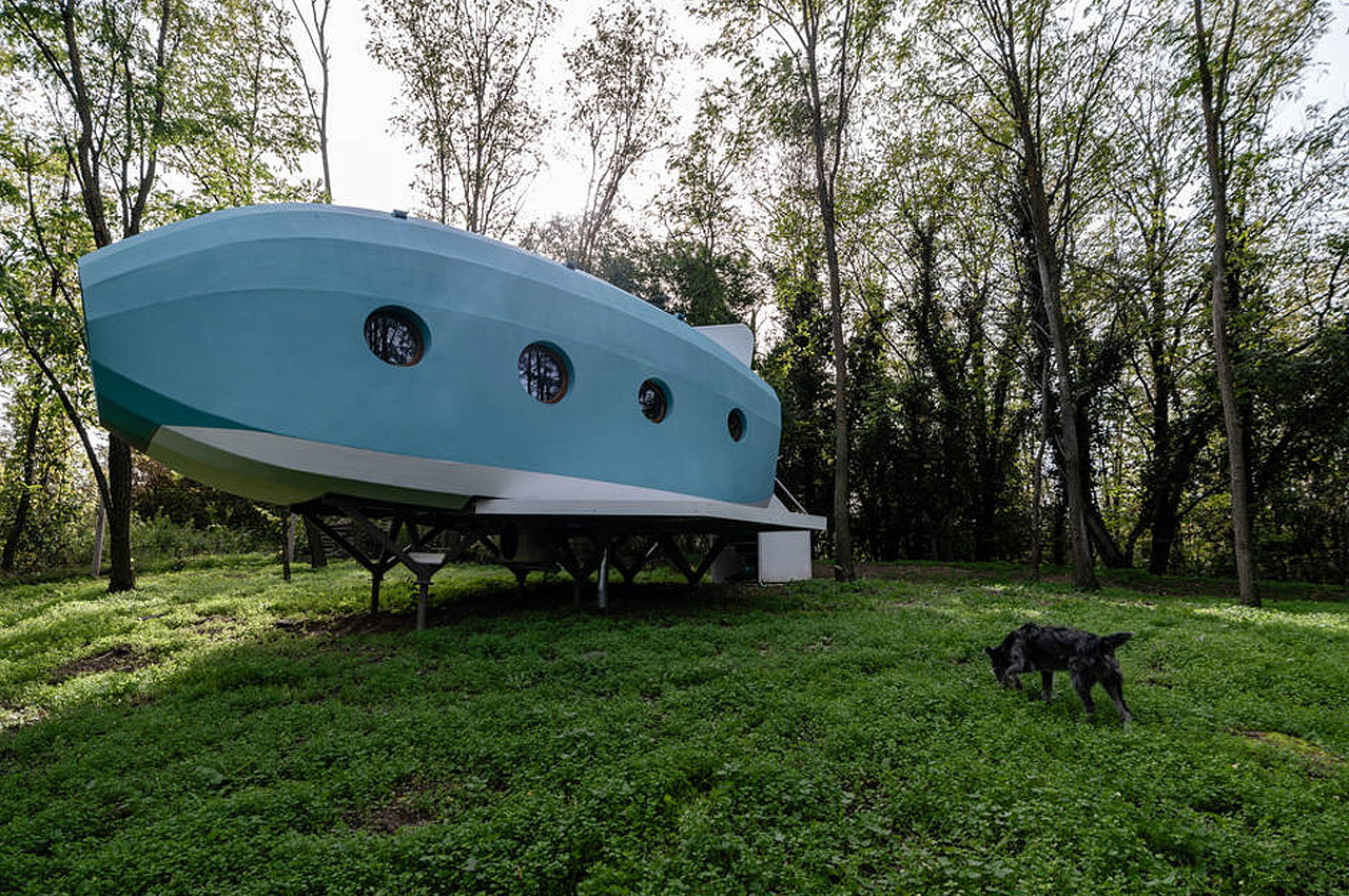 Airplane House，Interior design，aircraft，Hello Wood，Jet aircraft，Jet House，