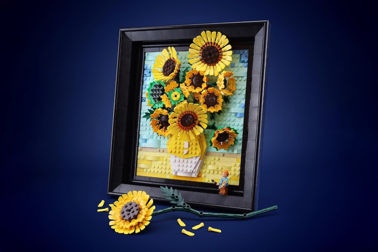 Lego，Lego blocks，Sunflower，van gogh，Toys，