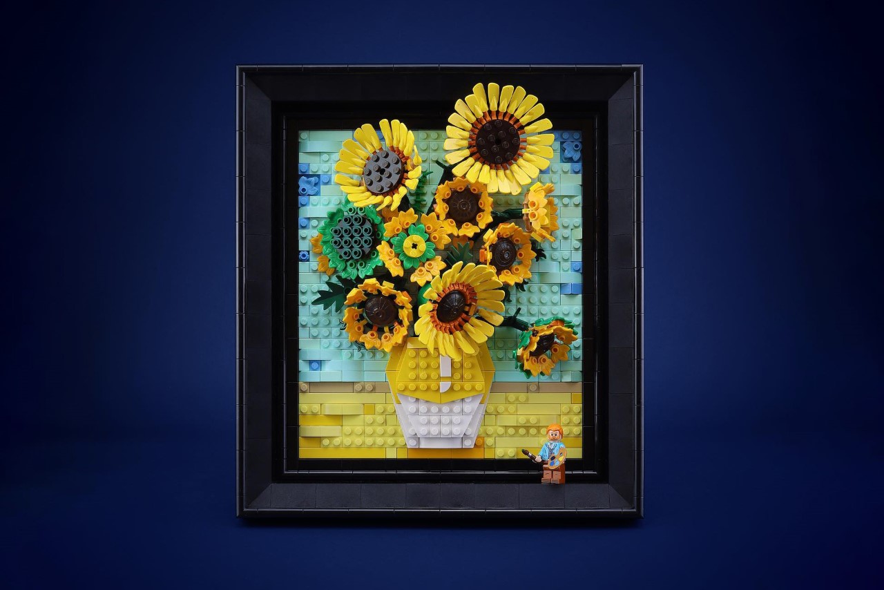 Lego，Lego blocks，Sunflower，van gogh，Toys，