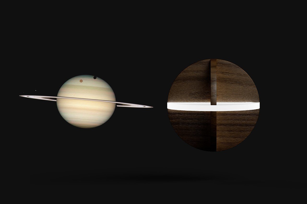 Desk lamp，Table lamp design，lamp，Saturn，conceptual design，Saturn，