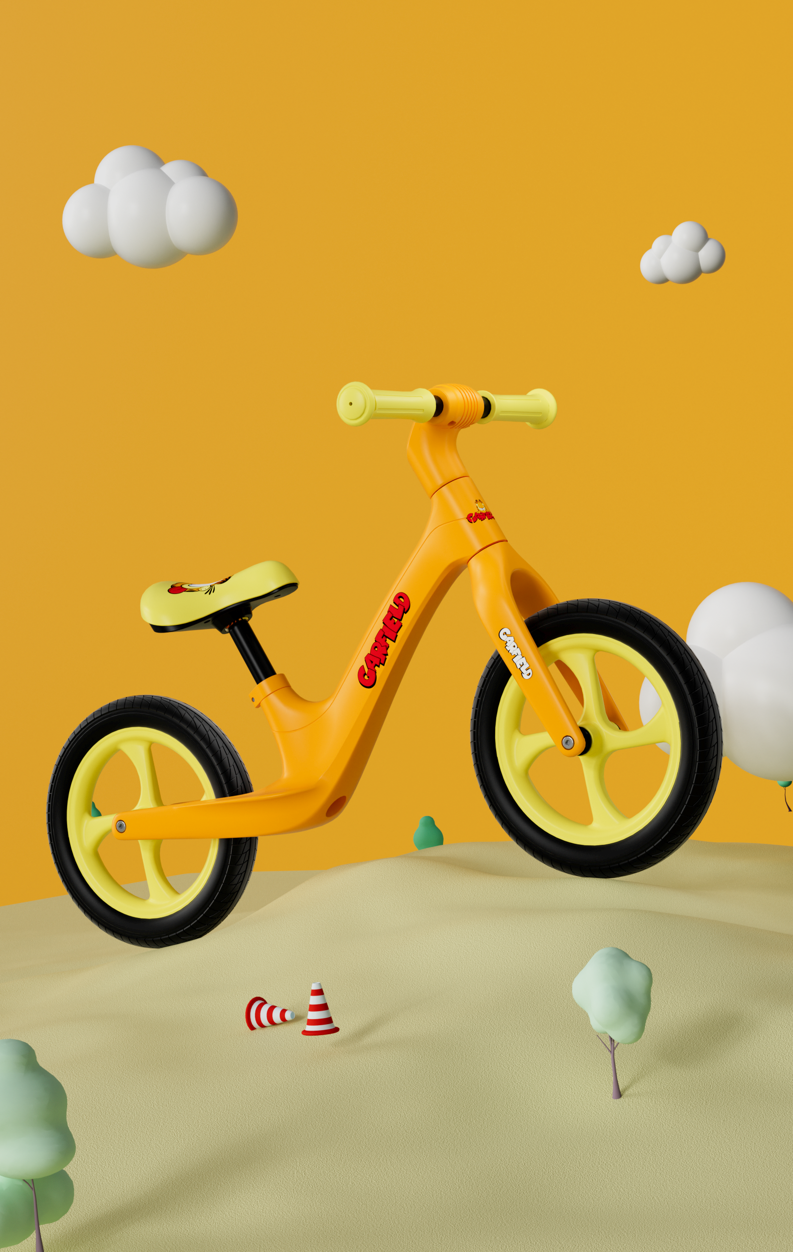 Garfield，Balance car，Walker，