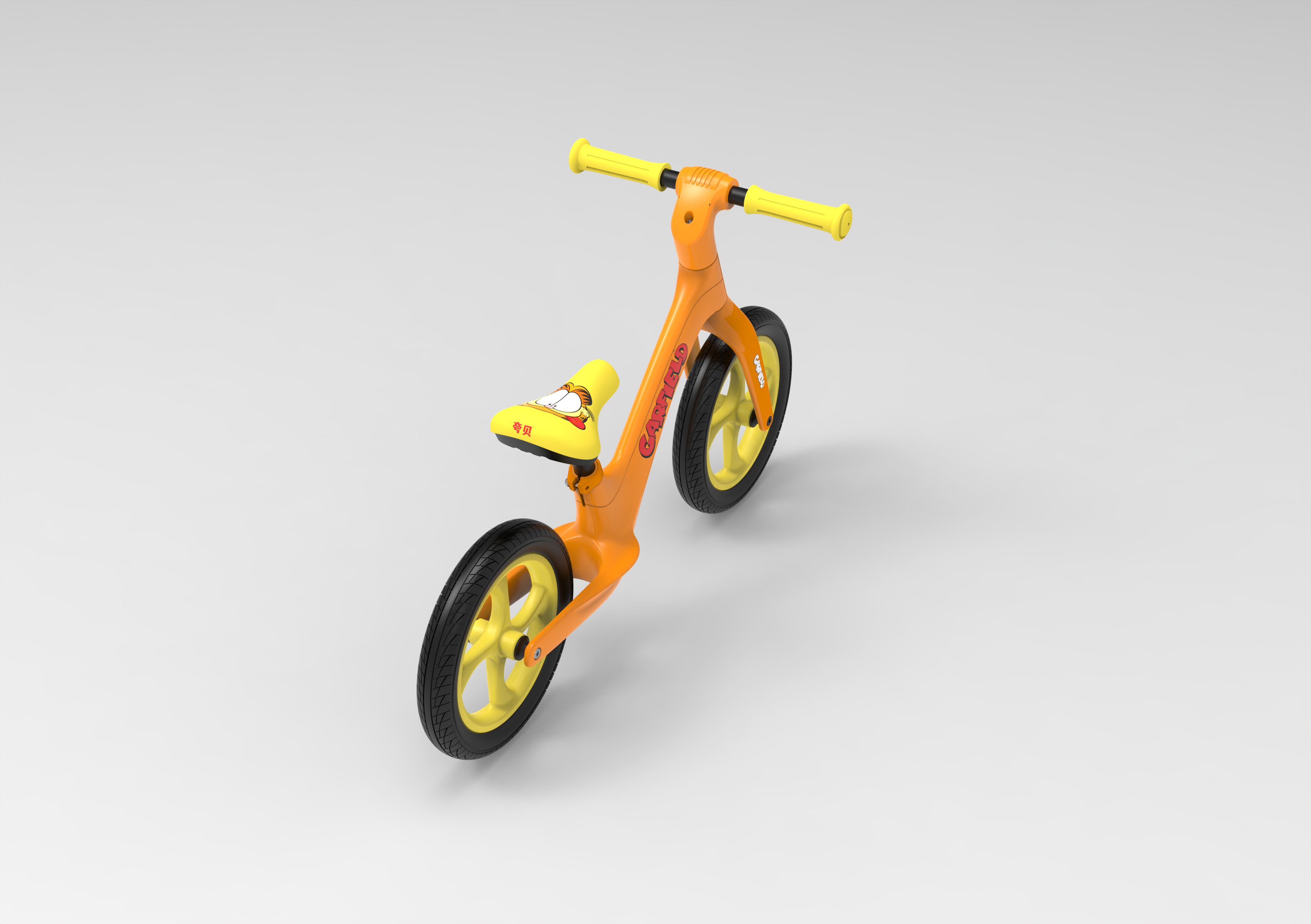 Garfield，Balance car，Walker，