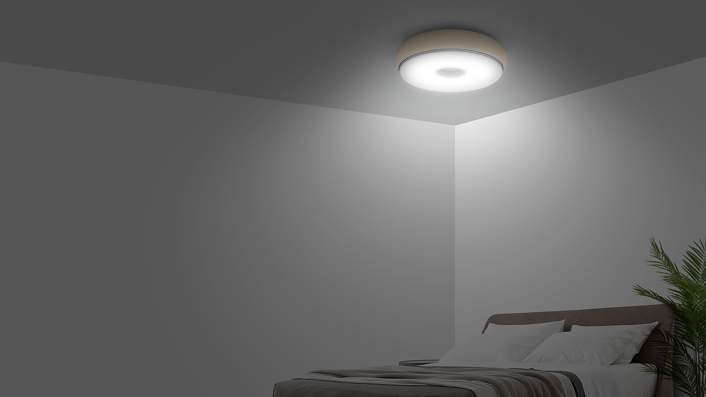 卧室吸顶灯的新尝试，