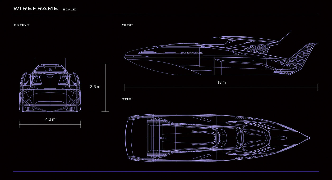 Appearance design，product design，Cool，Coast Guard Speedboat，