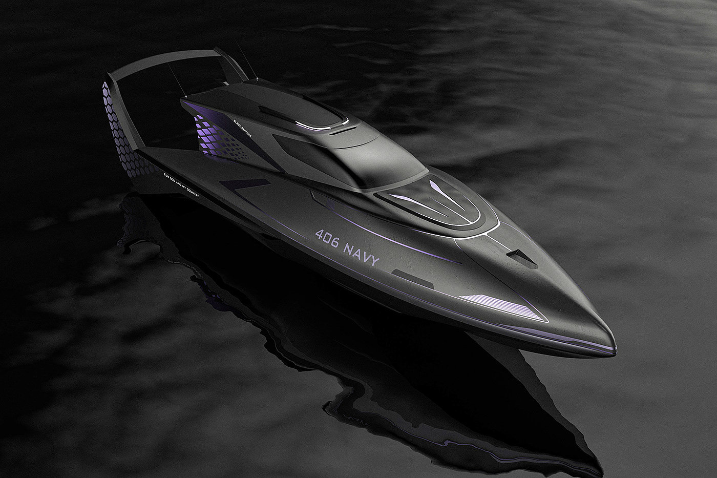 Appearance design，product design，Cool，Coast Guard Speedboat，