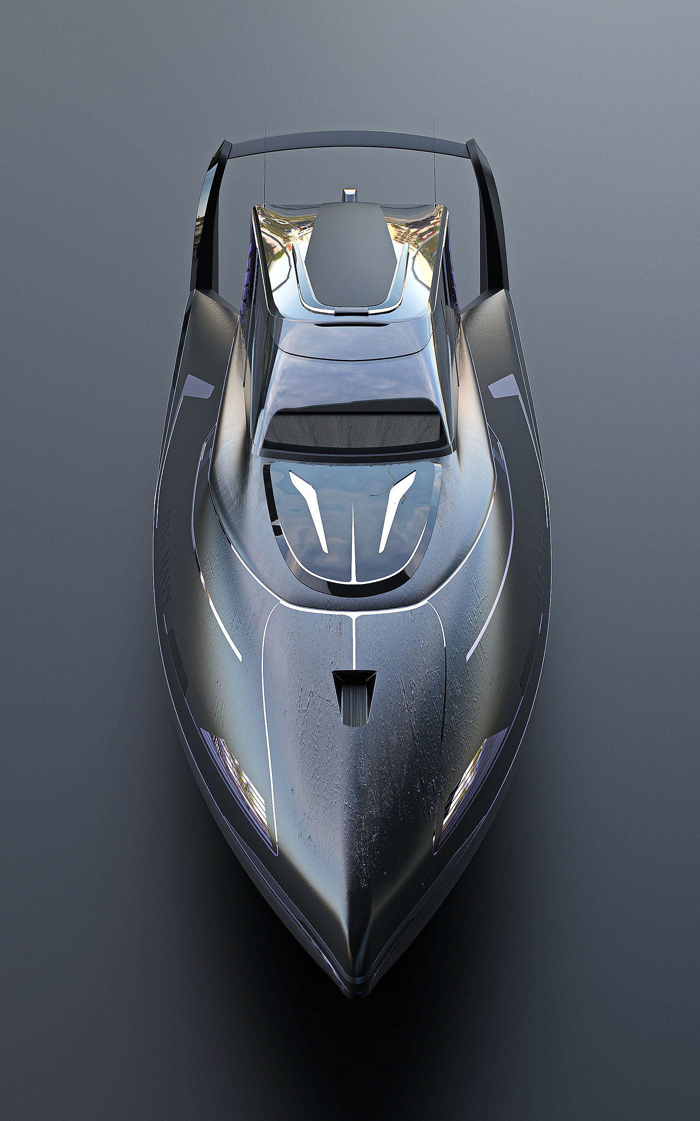 Appearance design，product design，Cool，Coast Guard Speedboat，