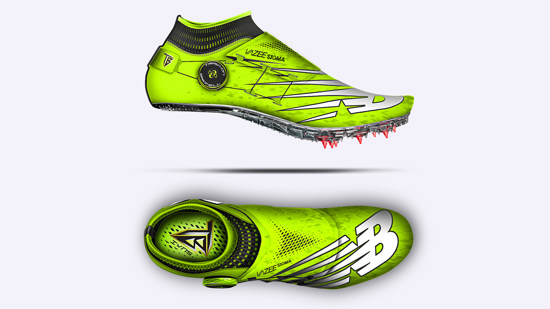 New Balance，shoes，product design，yellow，