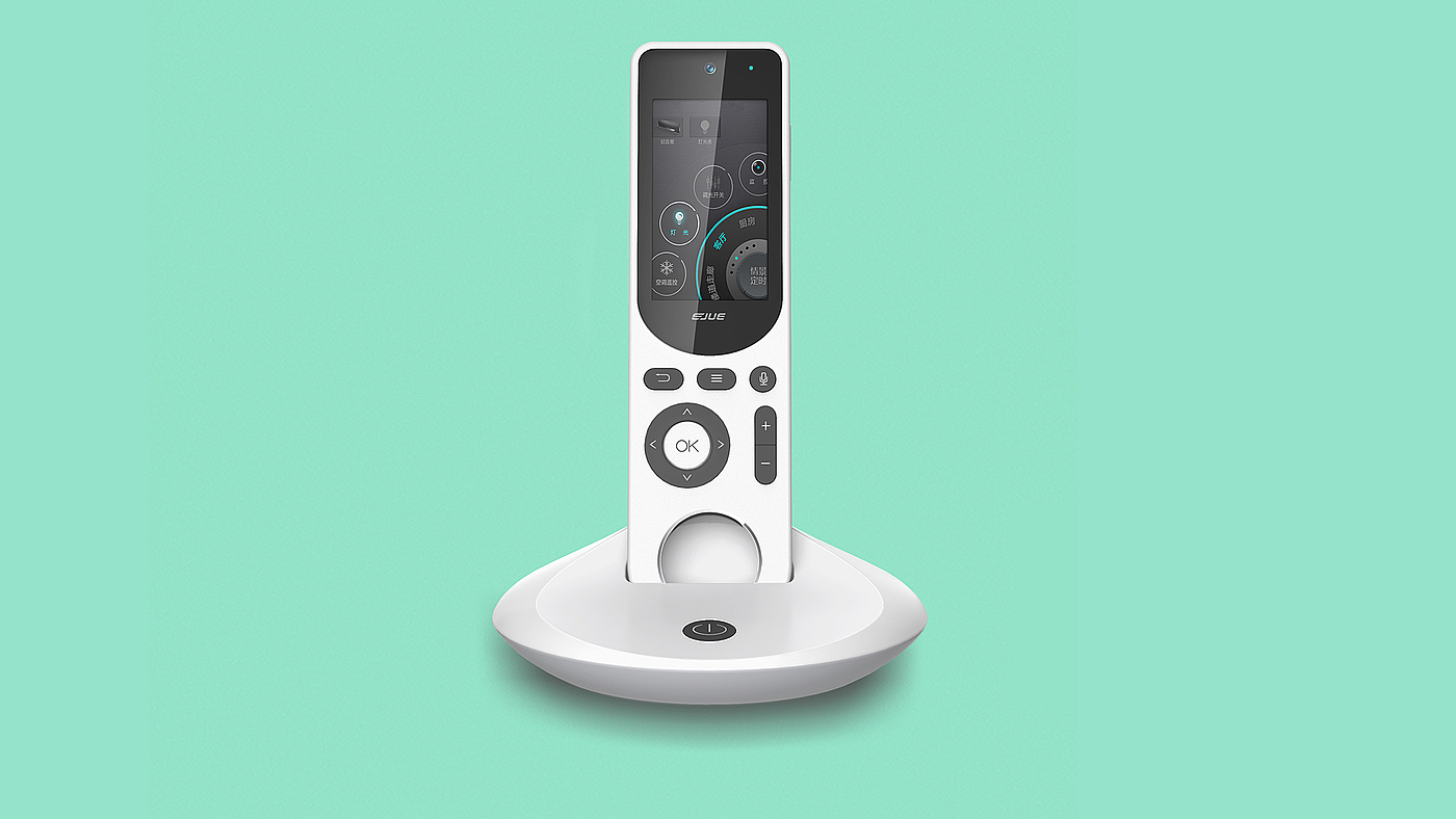 Remote controller，Intelligent remote controller，Smart home products，Home Furnishing，Intelligent electronic products，product design，Appearance design，Industrial design company，