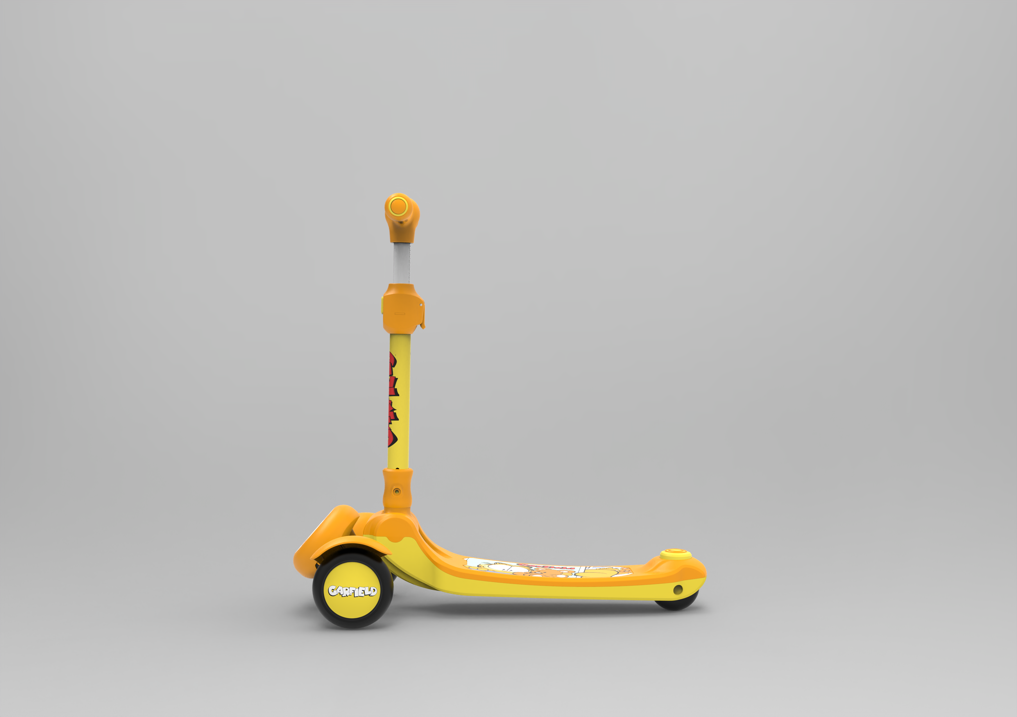 Garfield，Three-in-one scooter，