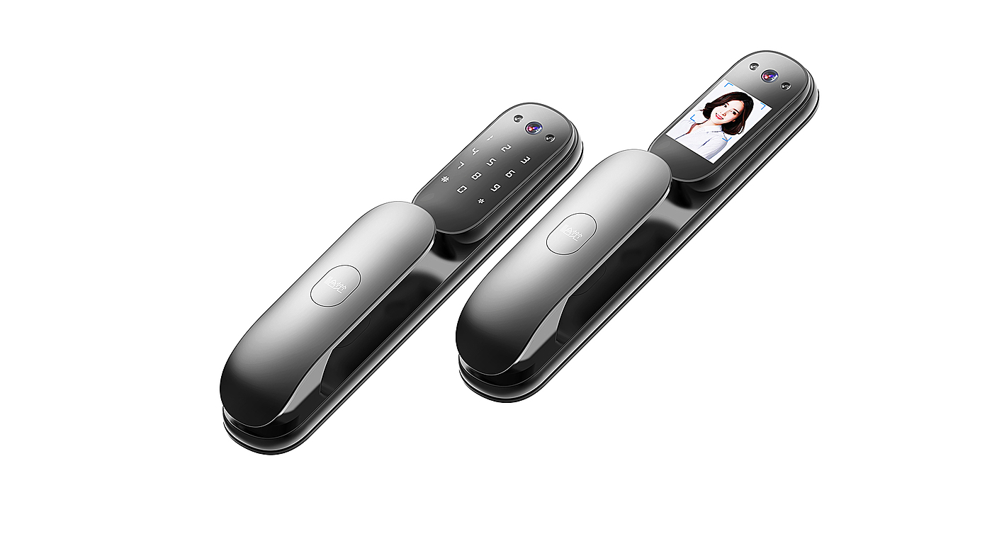 Push-pull lock，Intelligent lock，Automatic intelligent lock，Industrial design company，Yijue，Smart home，electronic product，Fingerprint lock，