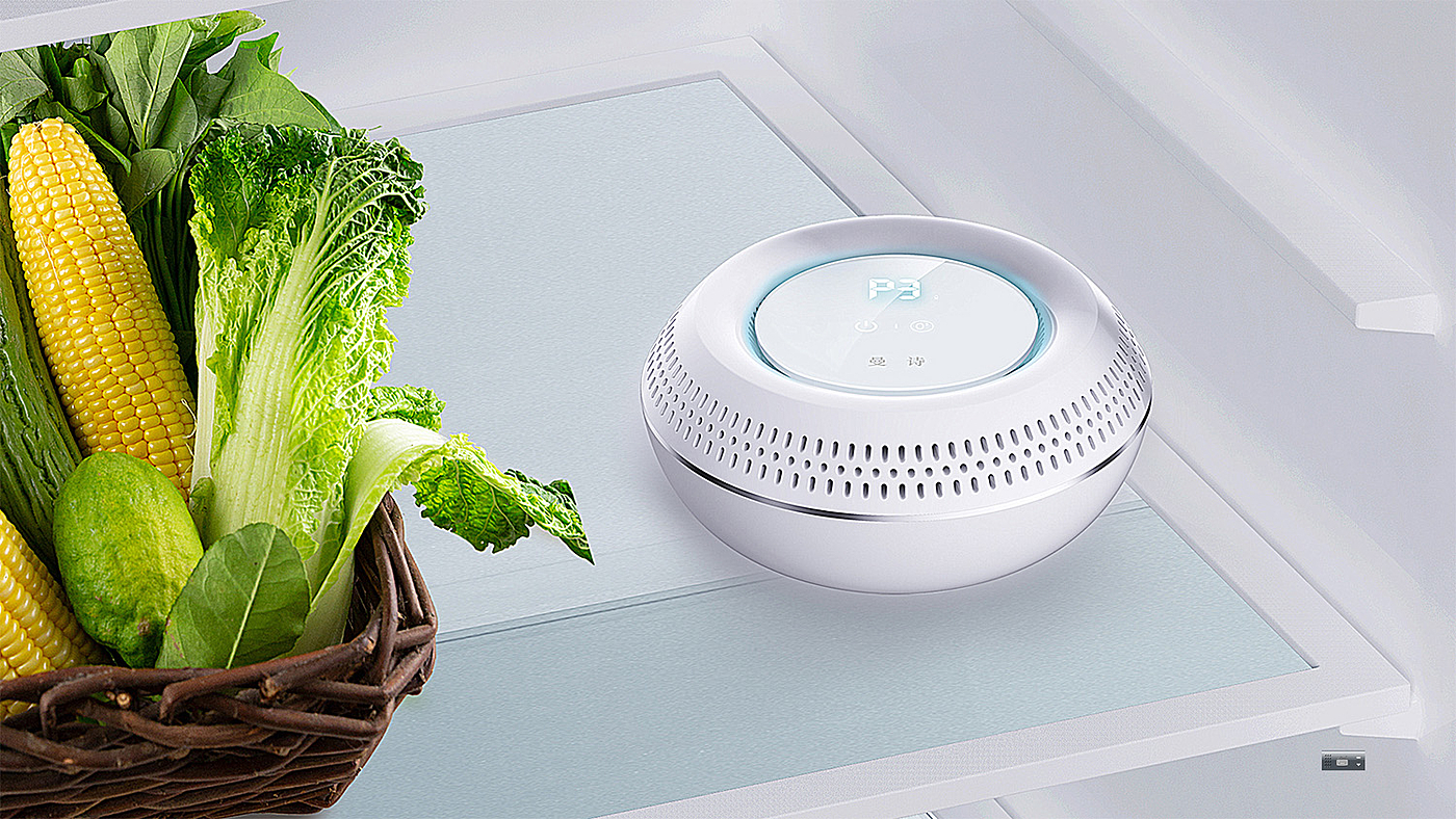 Refrigerator deodorizer，Sterilizer，Deodorizer，Deodorizer，Freshener，Industrial design company，Yijue design，electronic product，