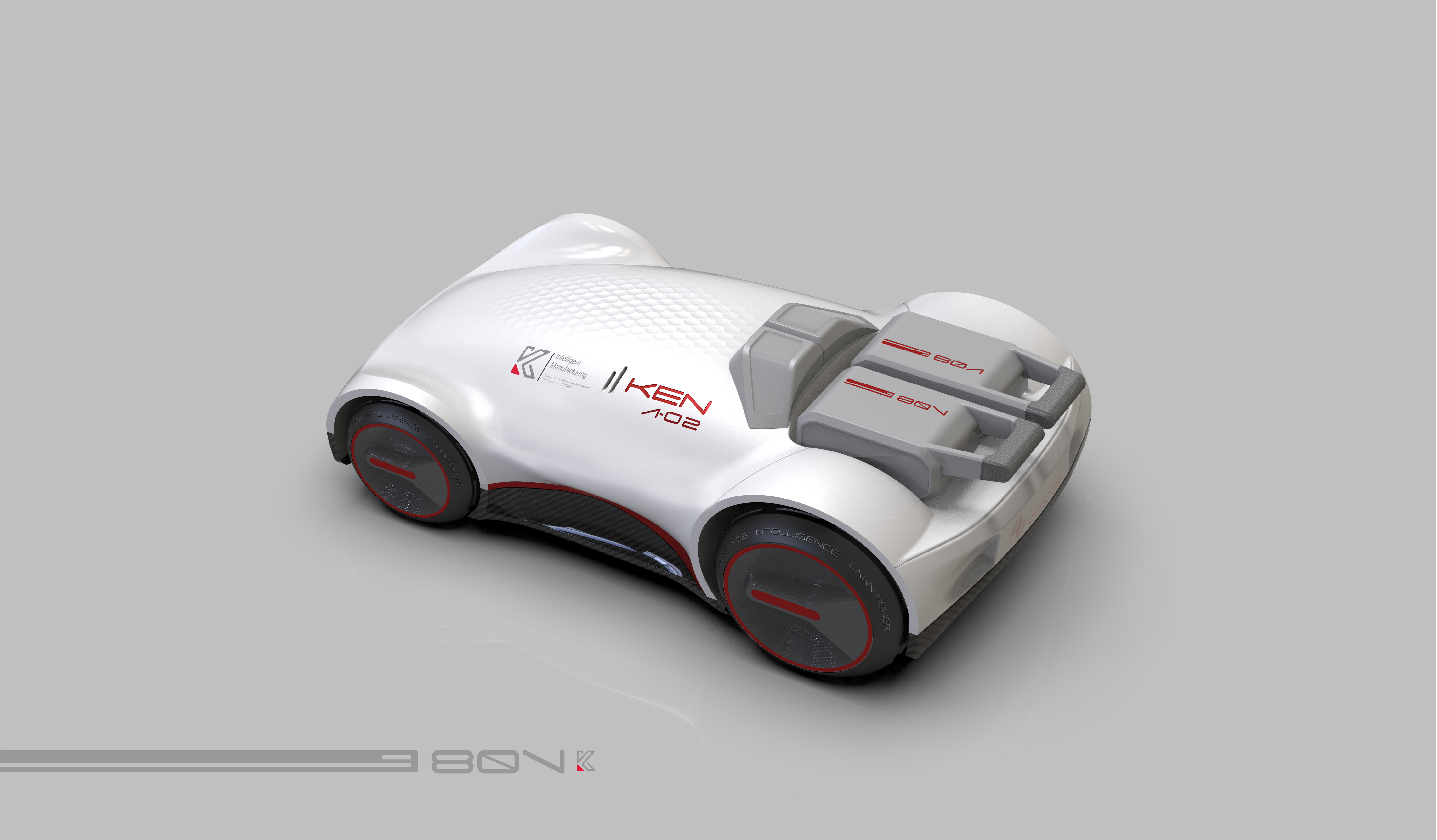 unmanned，Sense of life，Concept tool equipment，Grass robot，