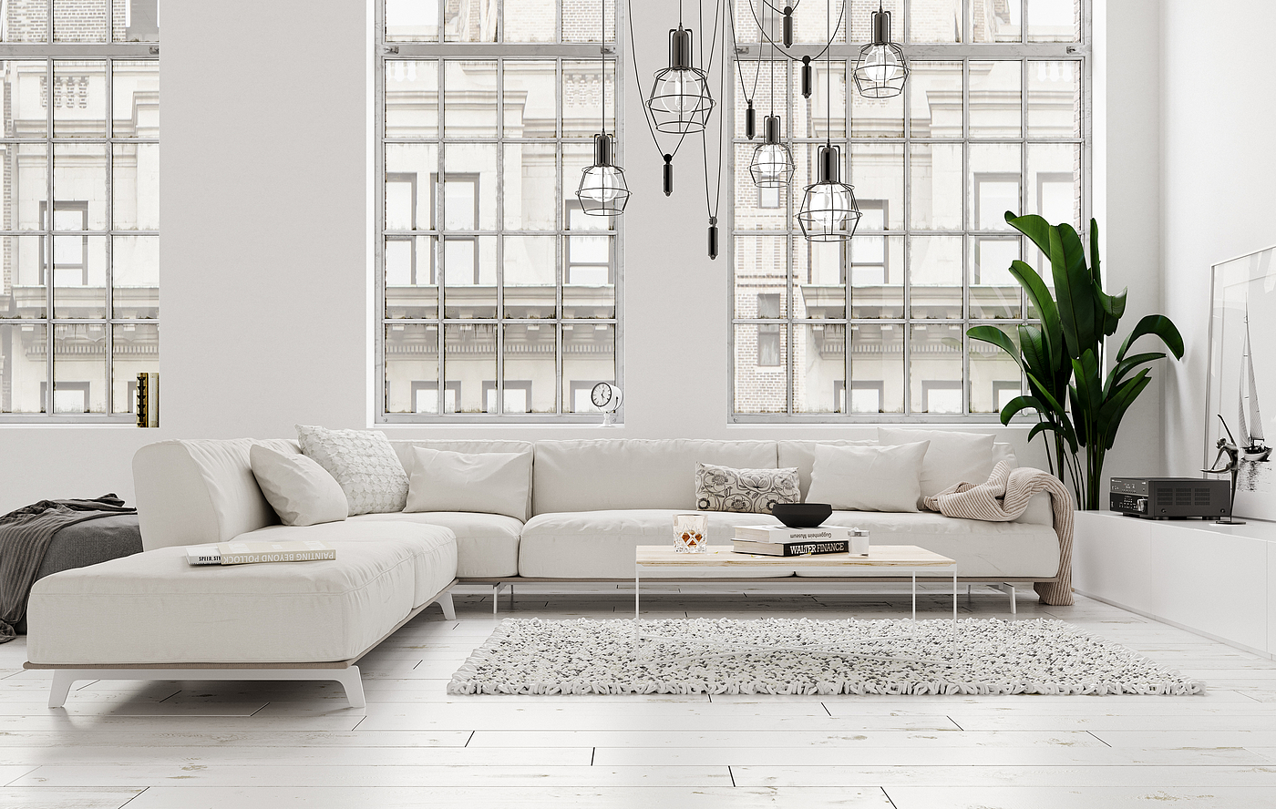 Home interior，cgi，visualization，