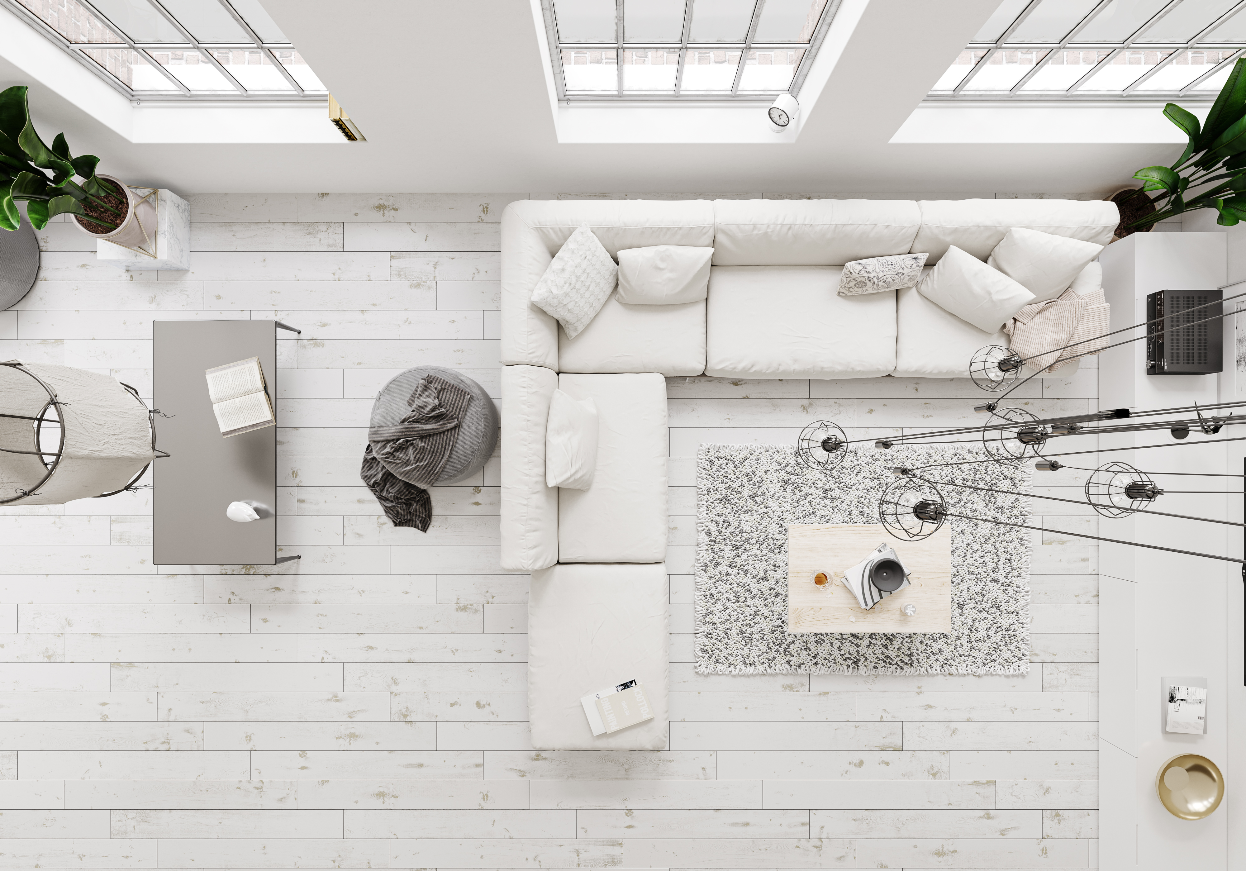 Home interior，cgi，visualization，