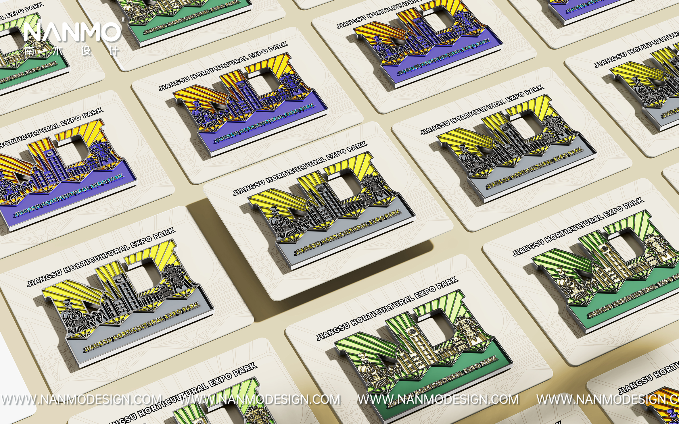 Original design，Cultural and creative products，Wen Chuang Derivative Design，Refrigerator magnet design，Jiangsu Garden Expo Park，