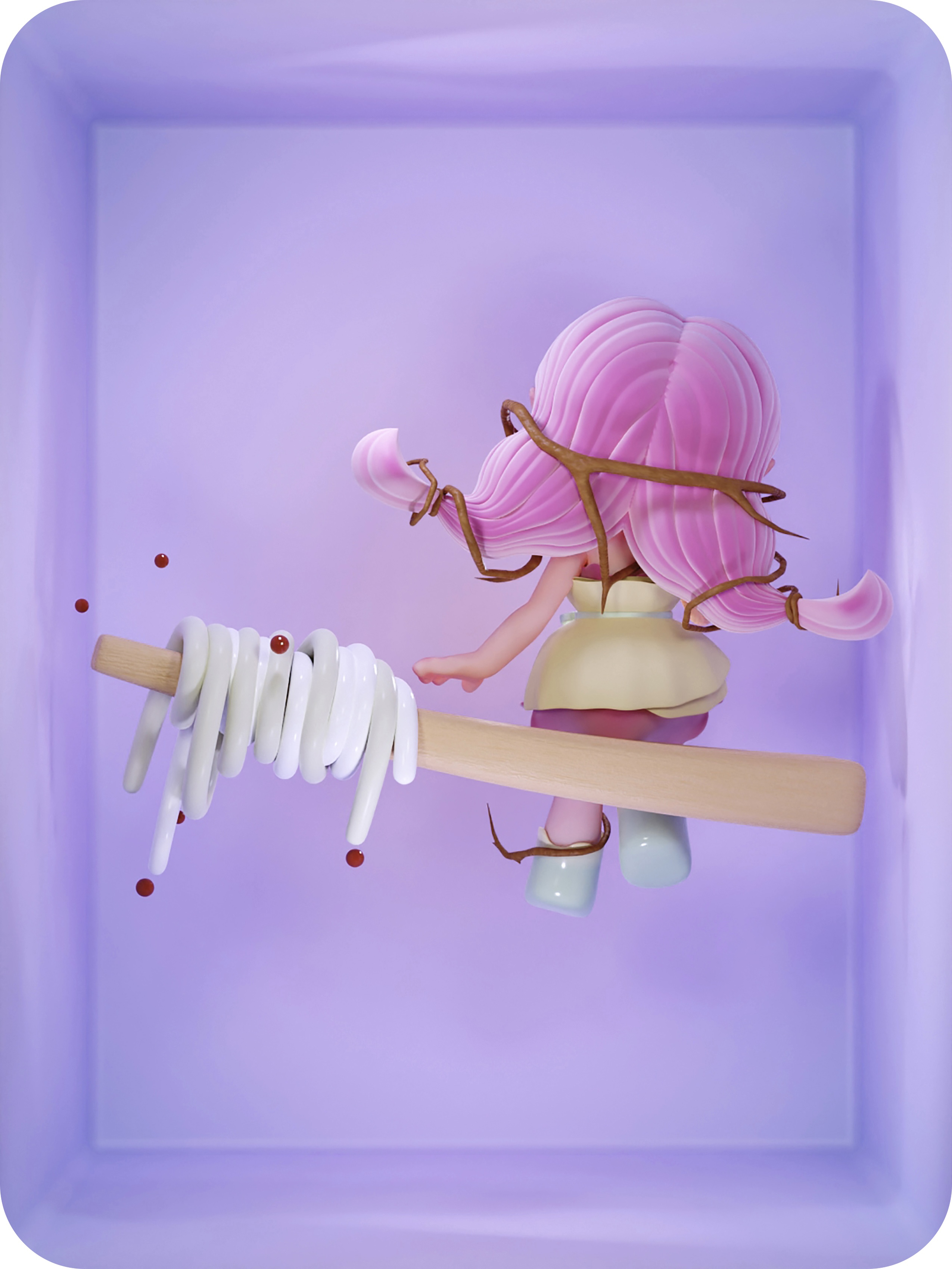 modeling，IP，3d，Doll，Tide play，