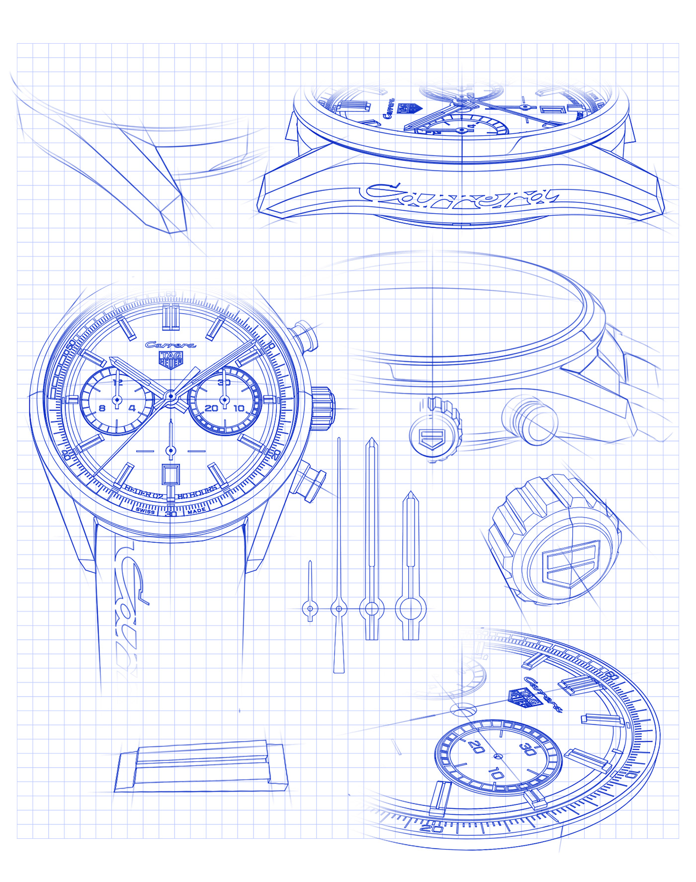 Porsche 911，Wristwatch，CARRERA RS 2.7，Porsche，