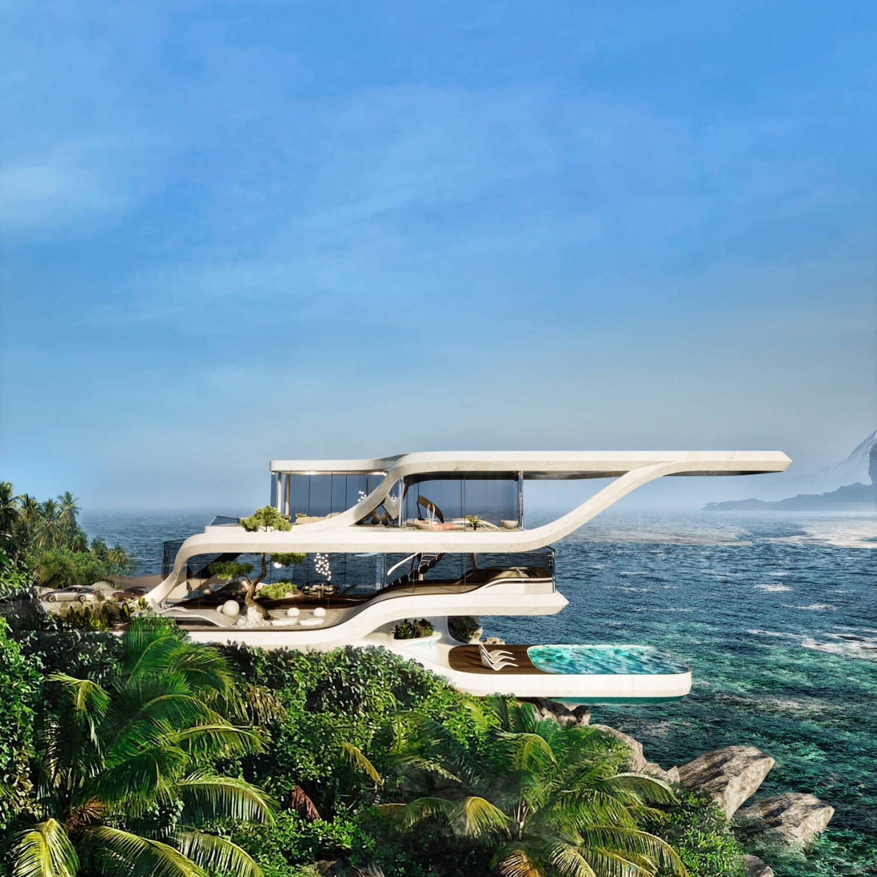 Architecture，Interior design，Oblivion House，villa，