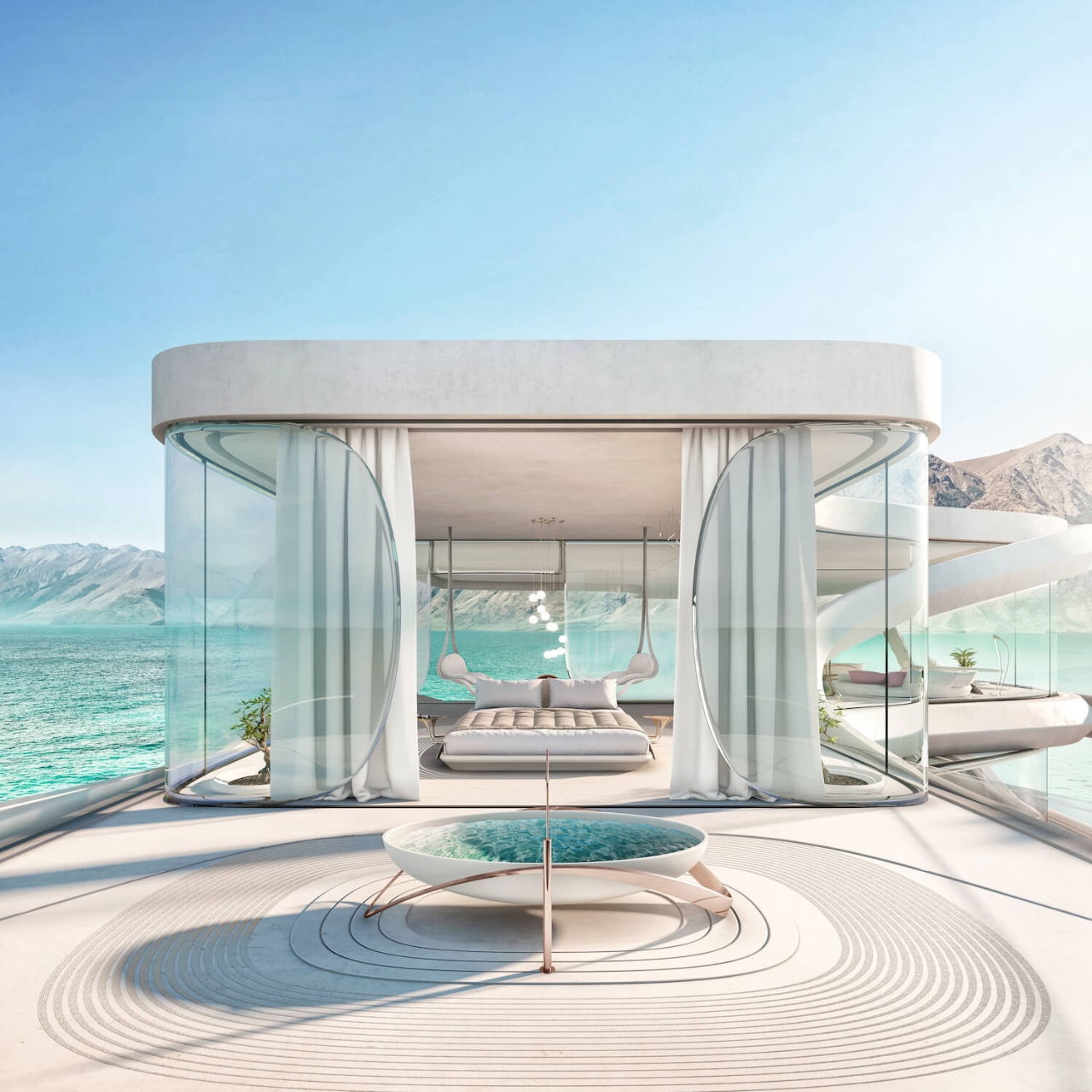 Architecture，Interior design，Oblivion House，villa，