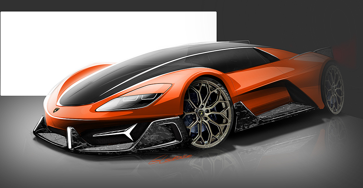 Automobile design，Render，ps，