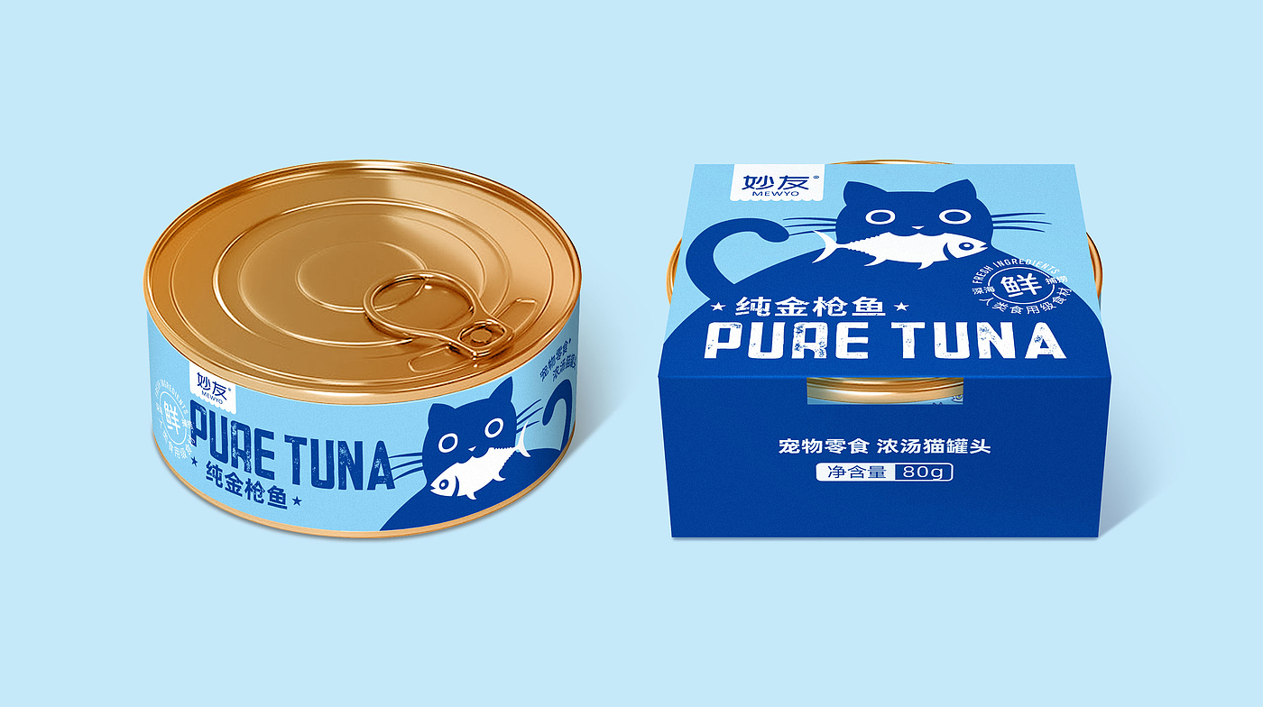 Packaging Design Company，Pet food packaging，Canned cat packaging design，