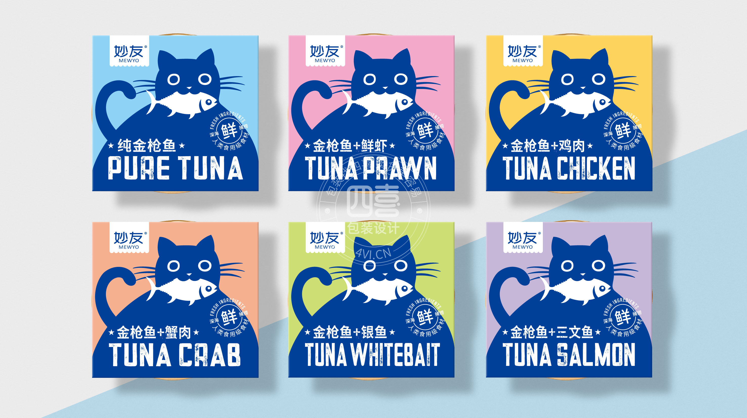 Packaging Design Company，Pet food packaging，Canned cat packaging design，