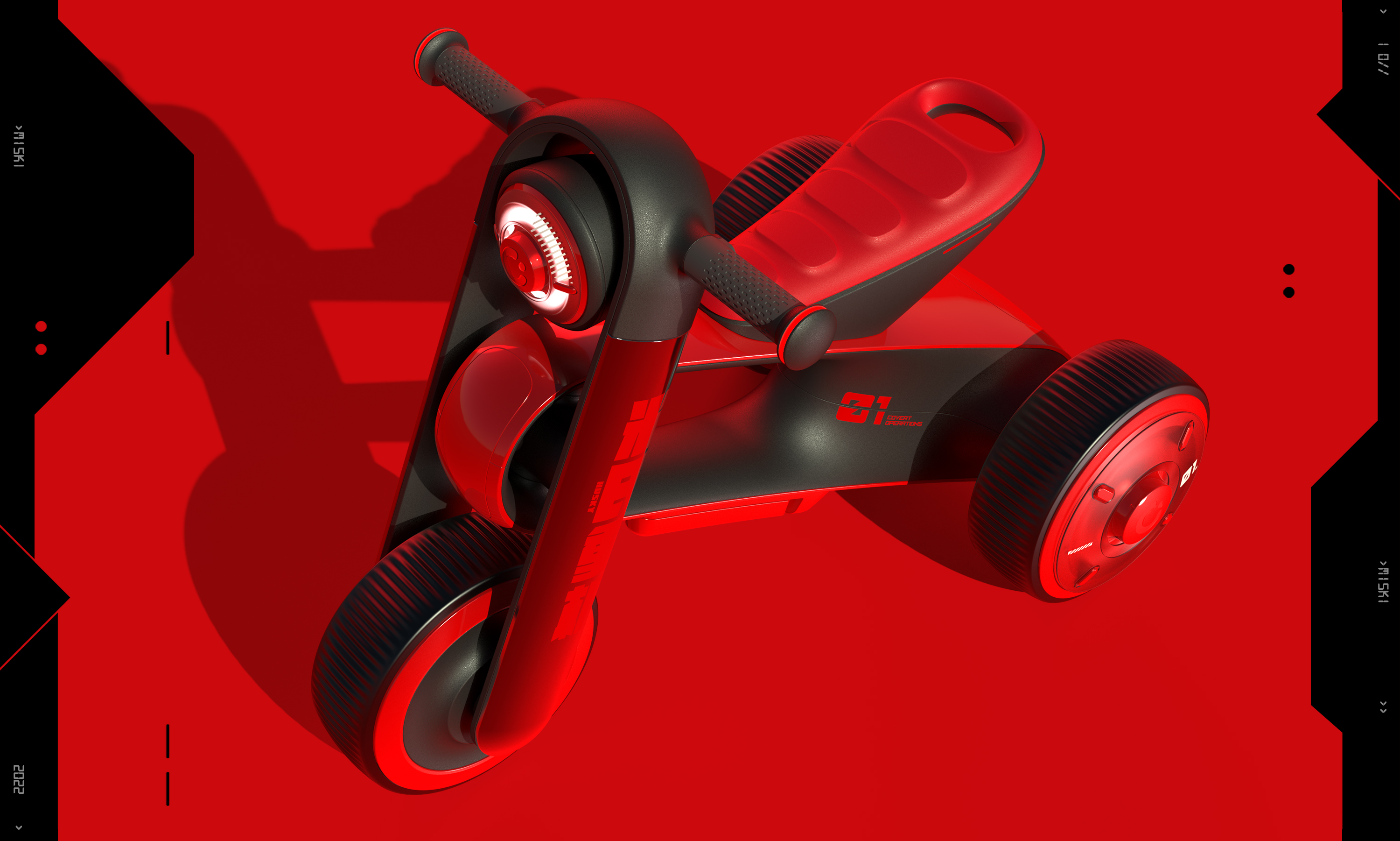 Children's locomotive，Children's toy car，Appearance design，Structural design，