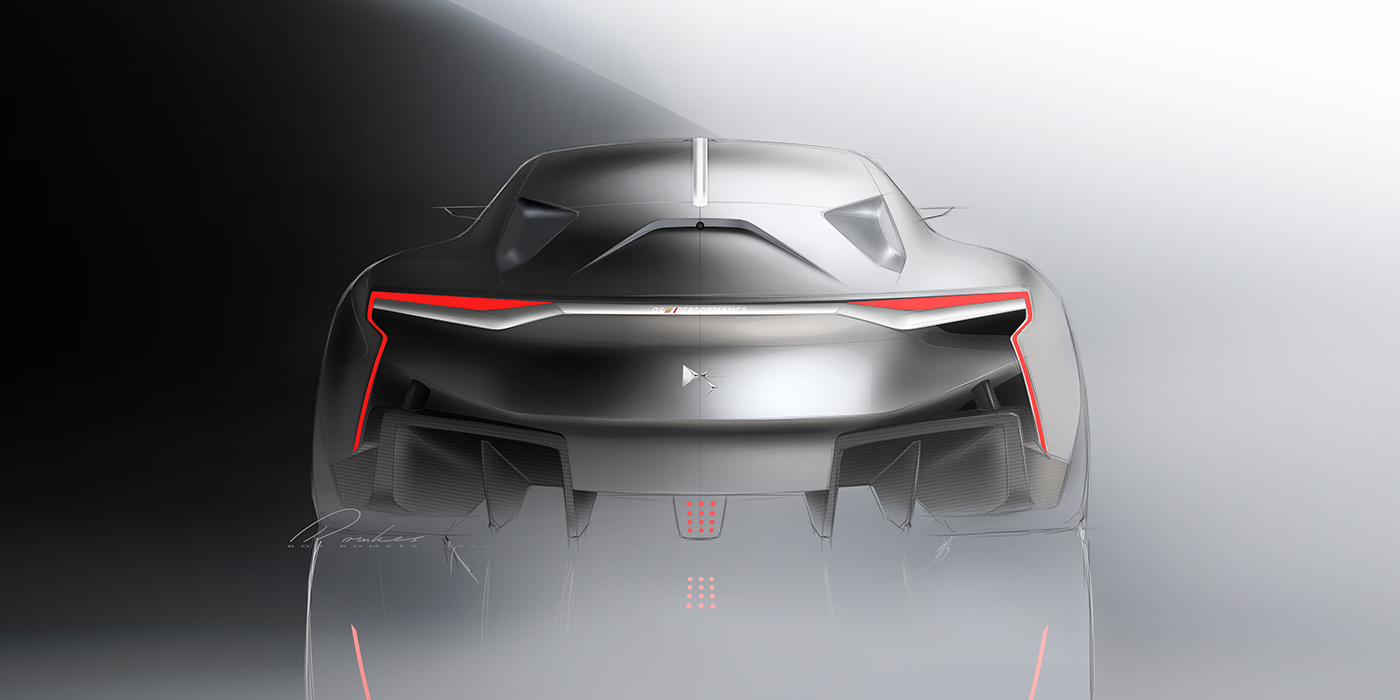 Automobile design，Sports car，ds，Hand drawn car，