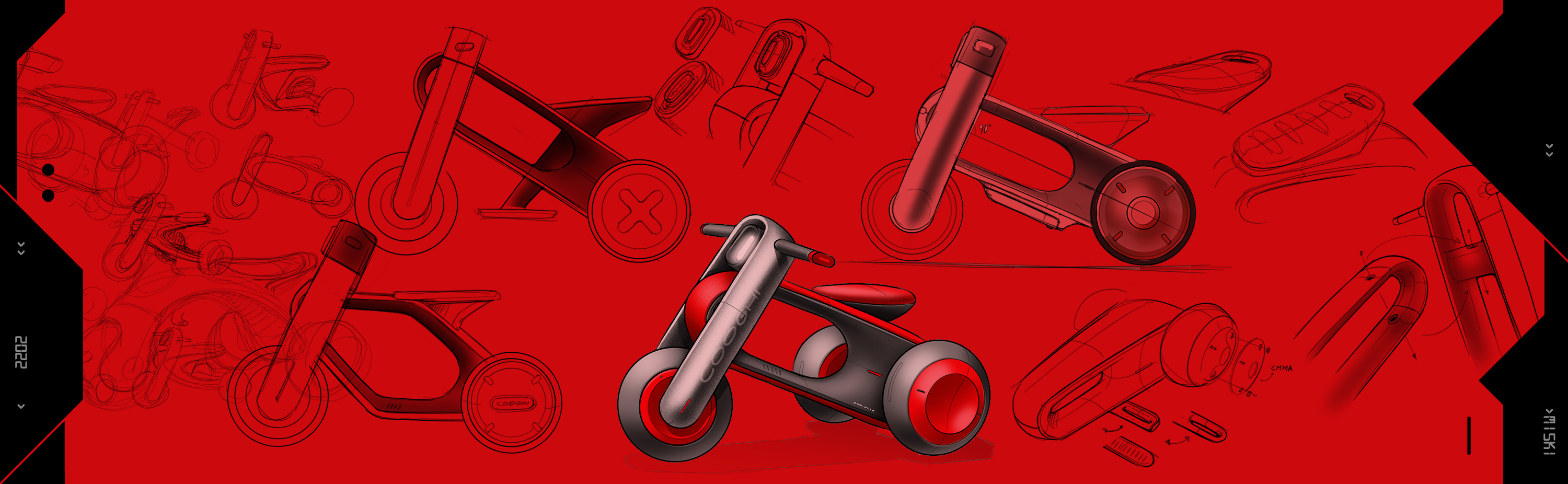 Children's locomotive，Children's toy car，Appearance design，Structural design，