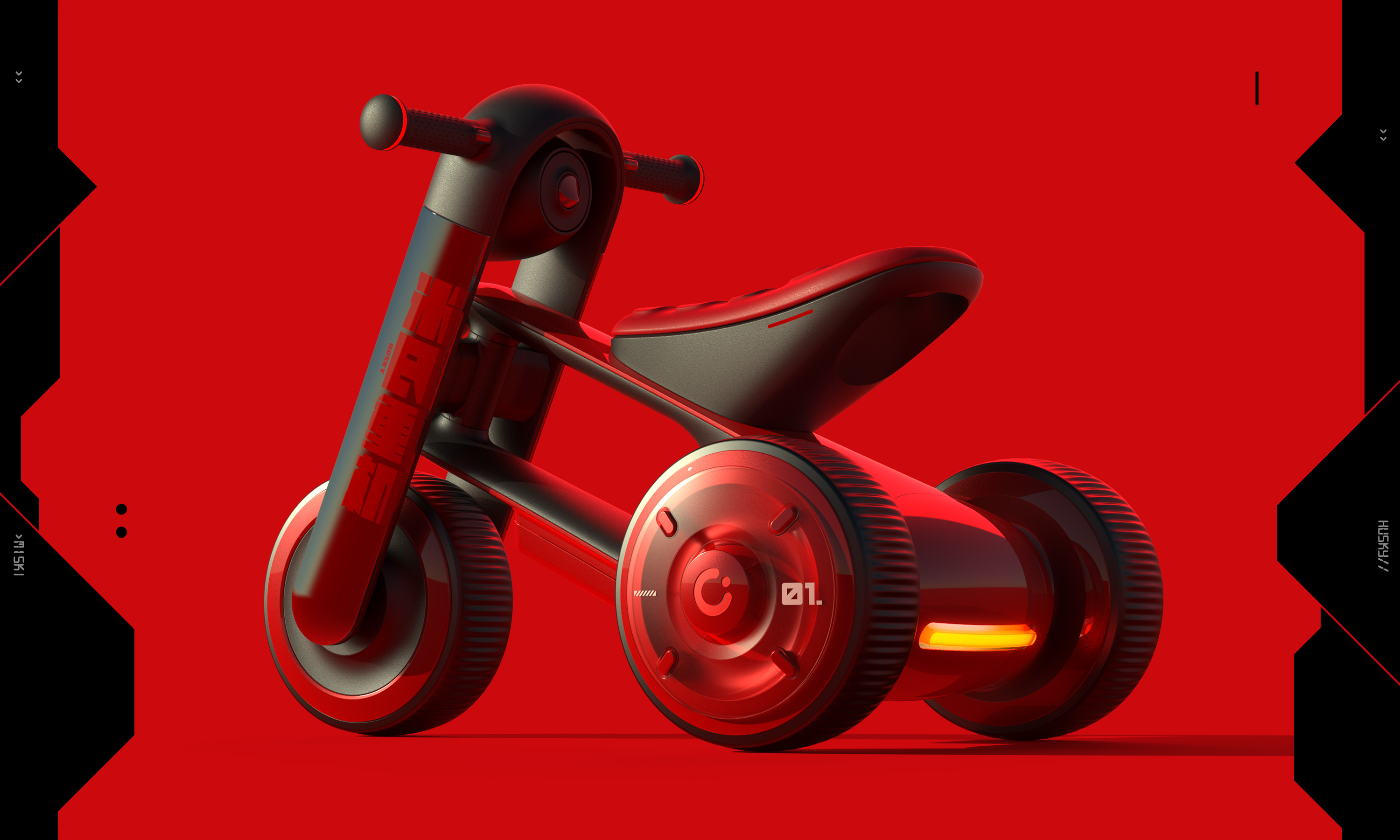 Children's locomotive，Children's toy car，Appearance design，Structural design，