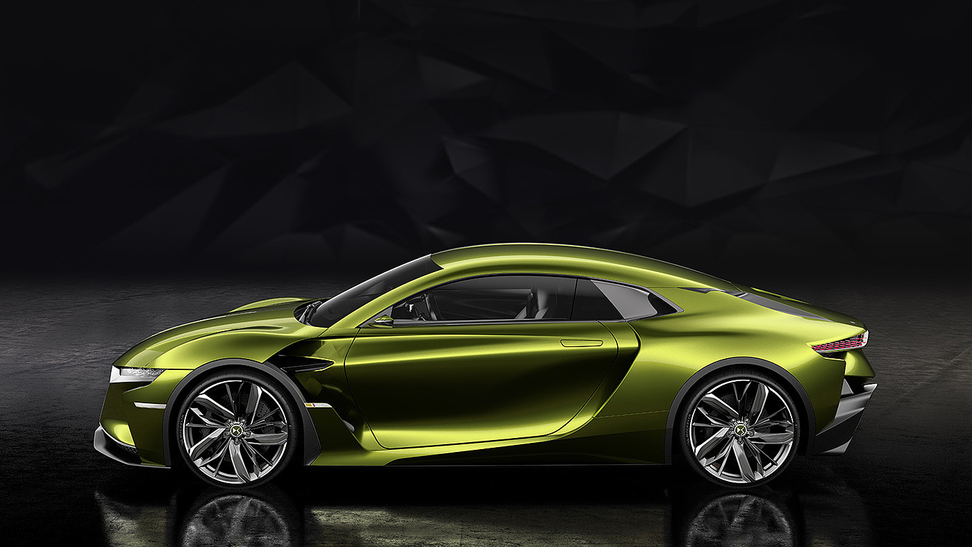 Automobile design，Sports car，ds，Hand drawn car，
