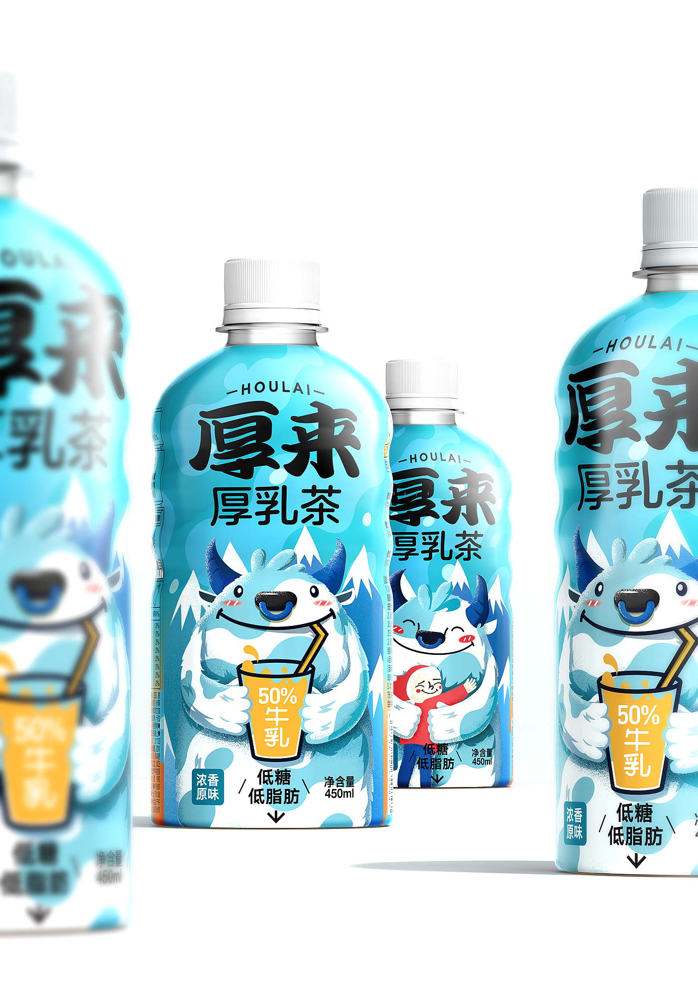 packing design，Jinmailang，Good simple geometry，beverage packaging，Qi Shi，Leopard，C1 days，Houlai，