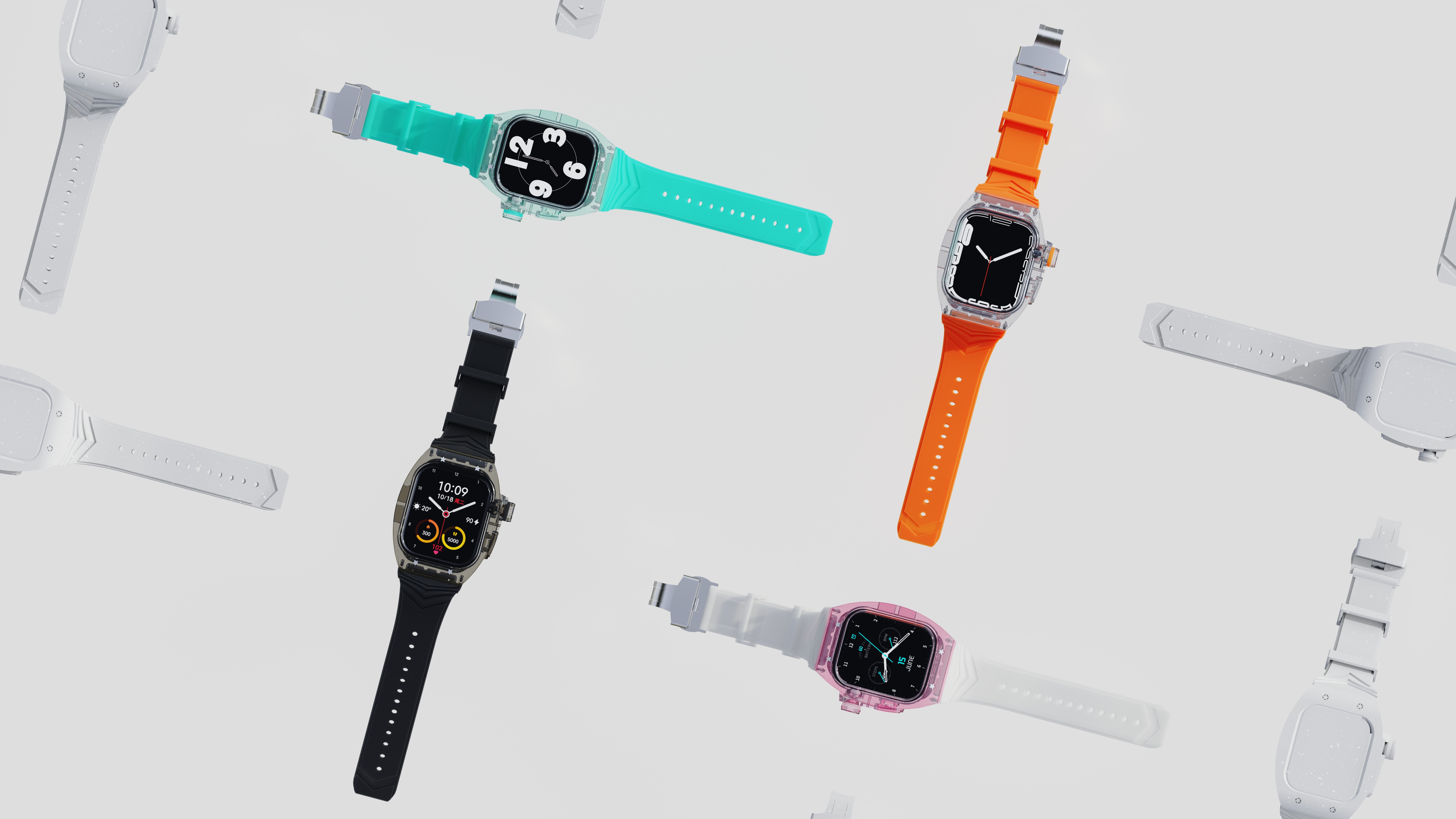 transparent，Simplicity，senior，iwatch，